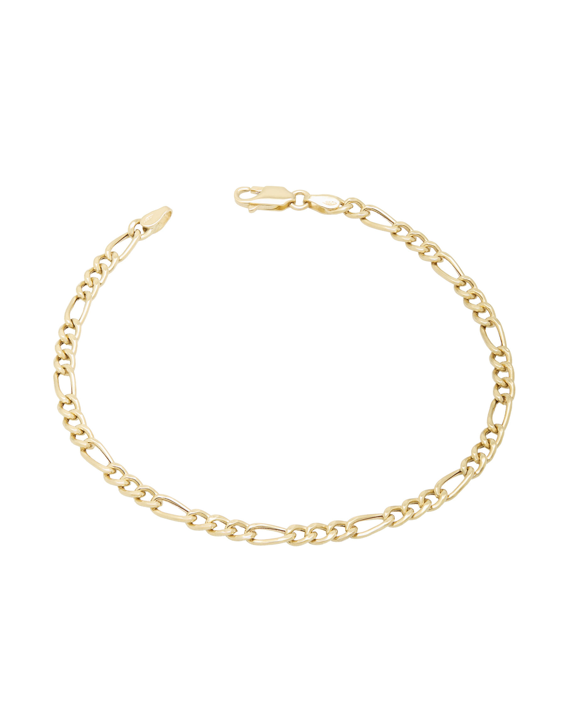 Bracciale oro giallo maglia 3+1-1