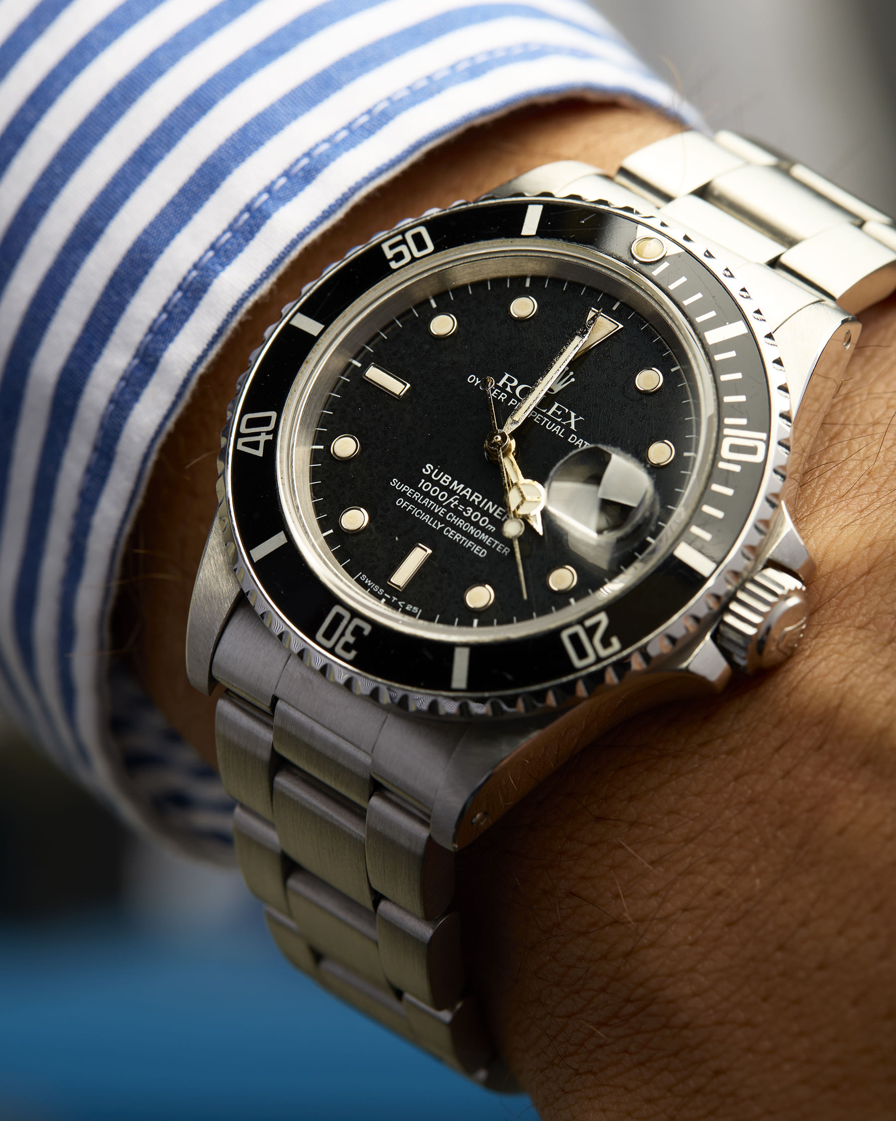 Rolex submariner date transitional 168000 prima serie ref 168000-7