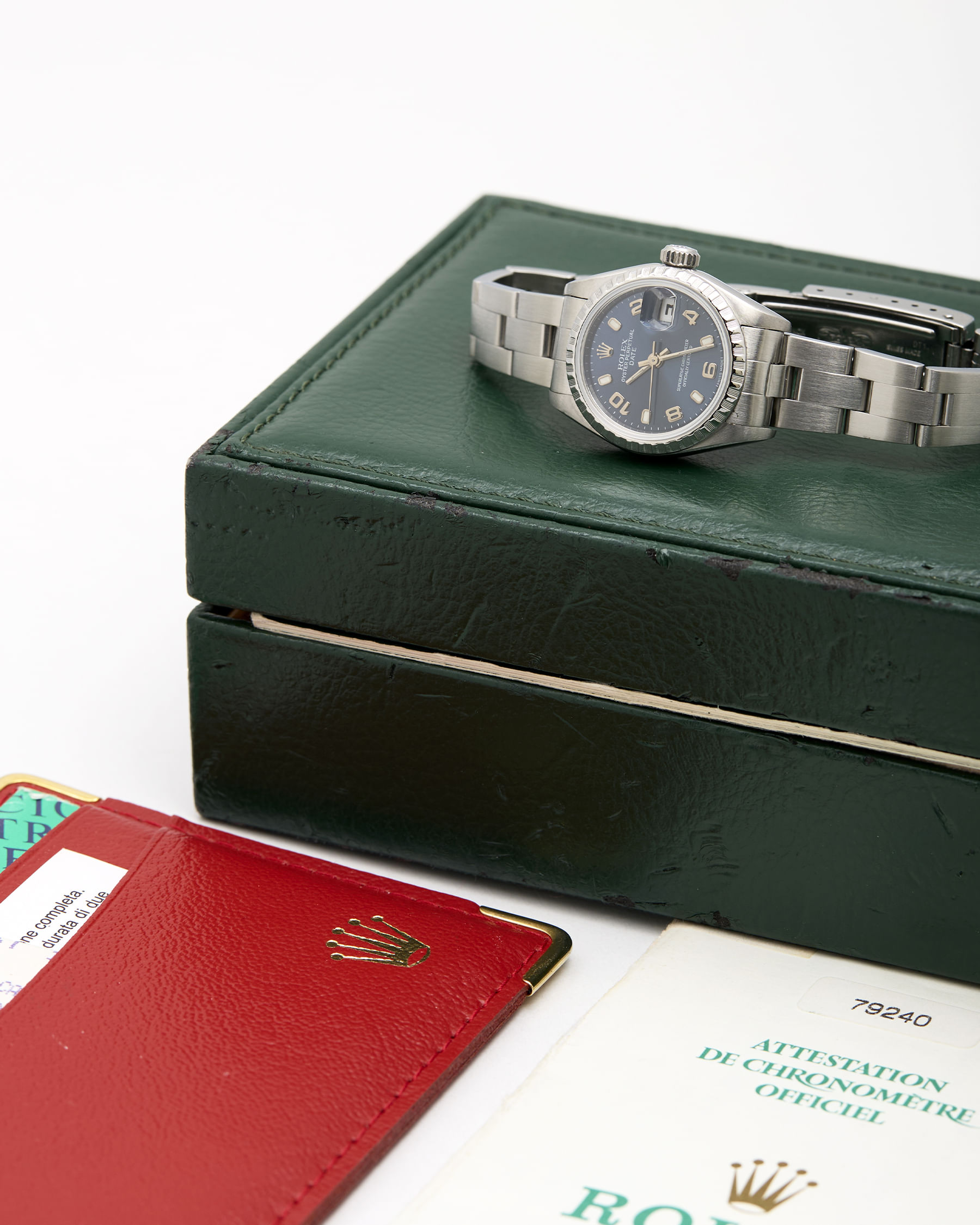Rolex oyster perpetual lady date 26 mm ref 79240-6