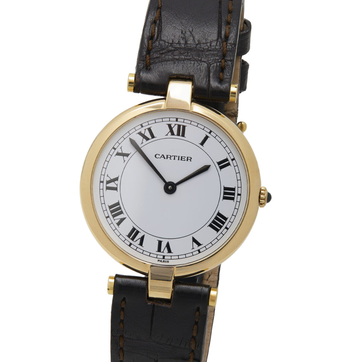 Cartier vendome paris 18 kt 30mm ref 8100-1