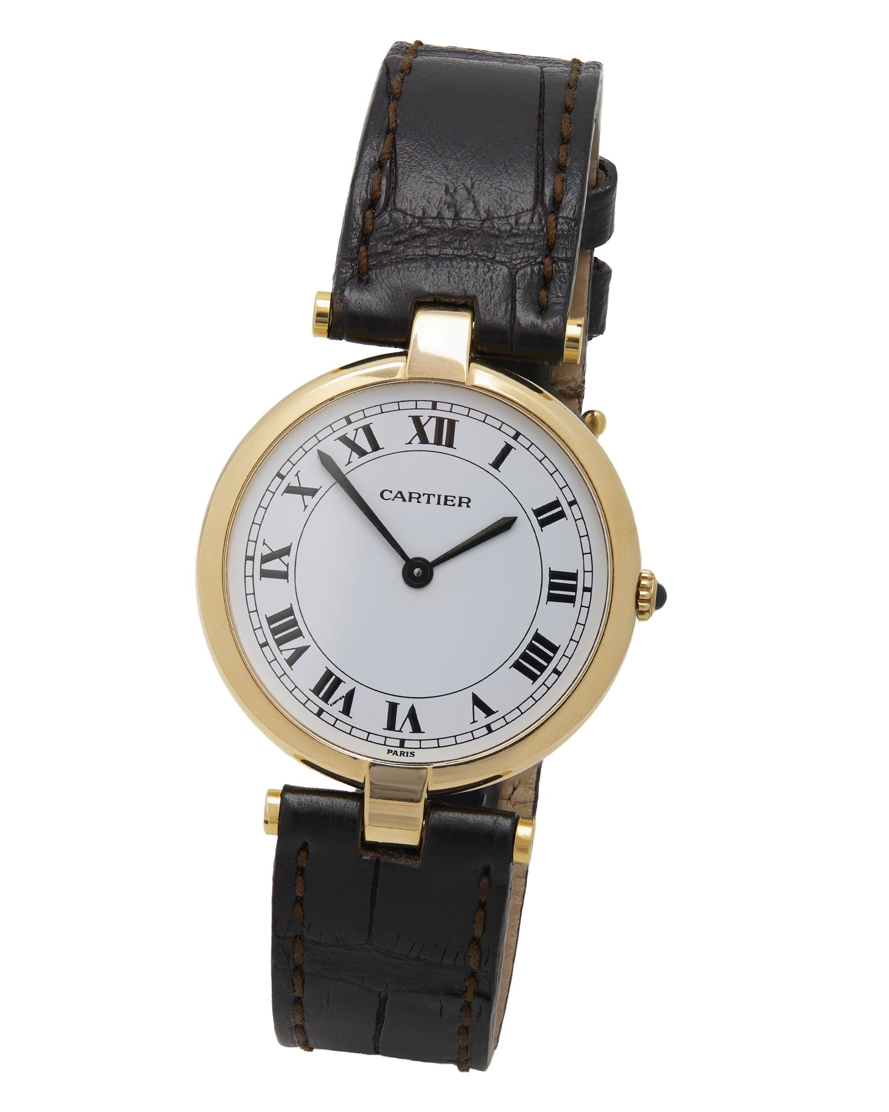 Cartier vendome paris 18 kt 30mm ref 8100-1