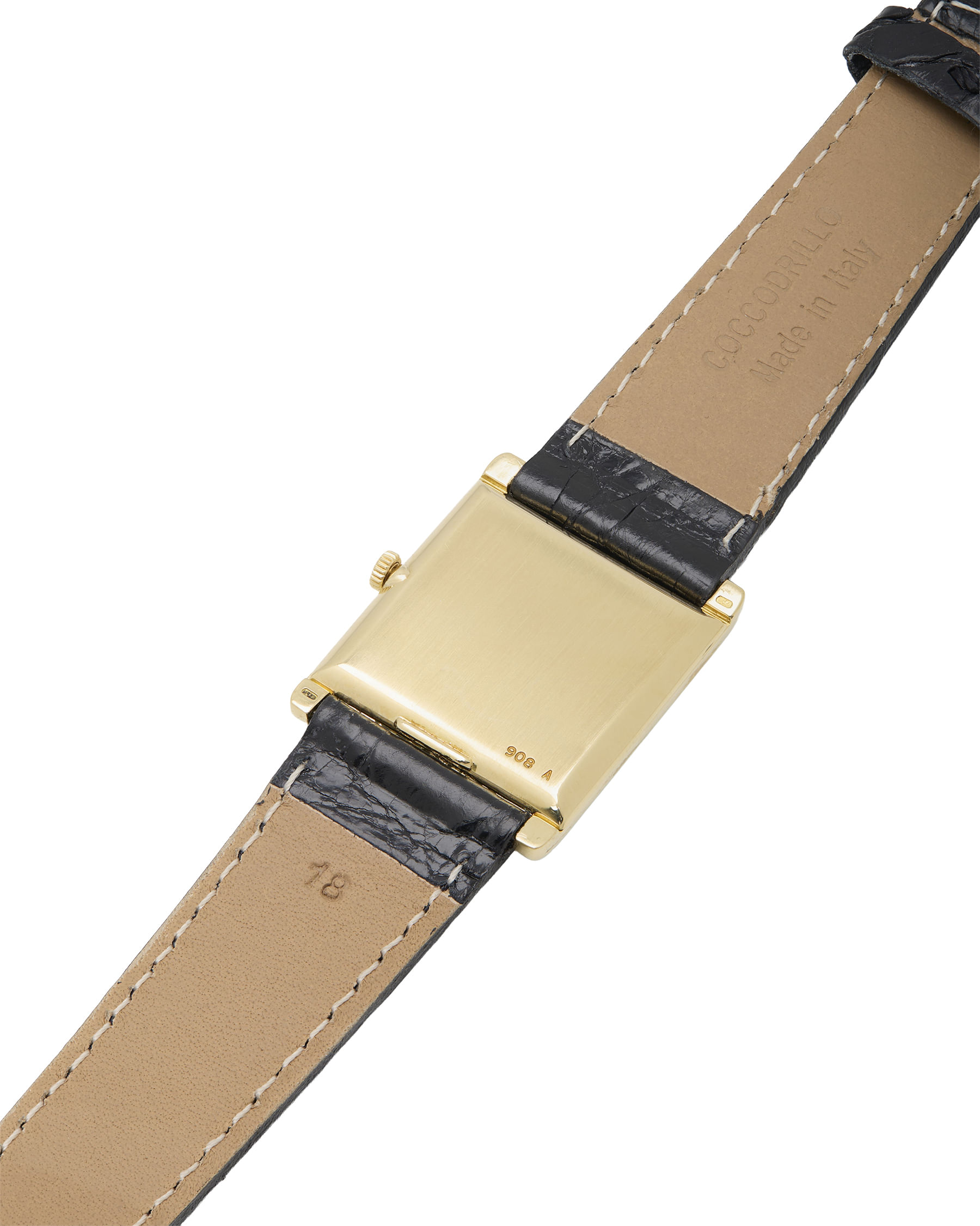 Piaget tank oro giallo 18 kt 23 mm ref 908-4