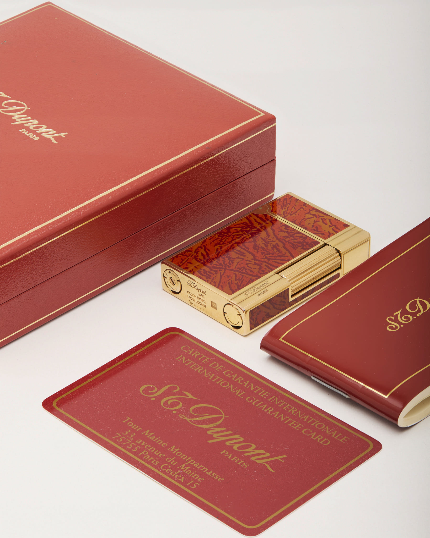 Accendino s.t dupont gatsby oiseseaux de feu-2