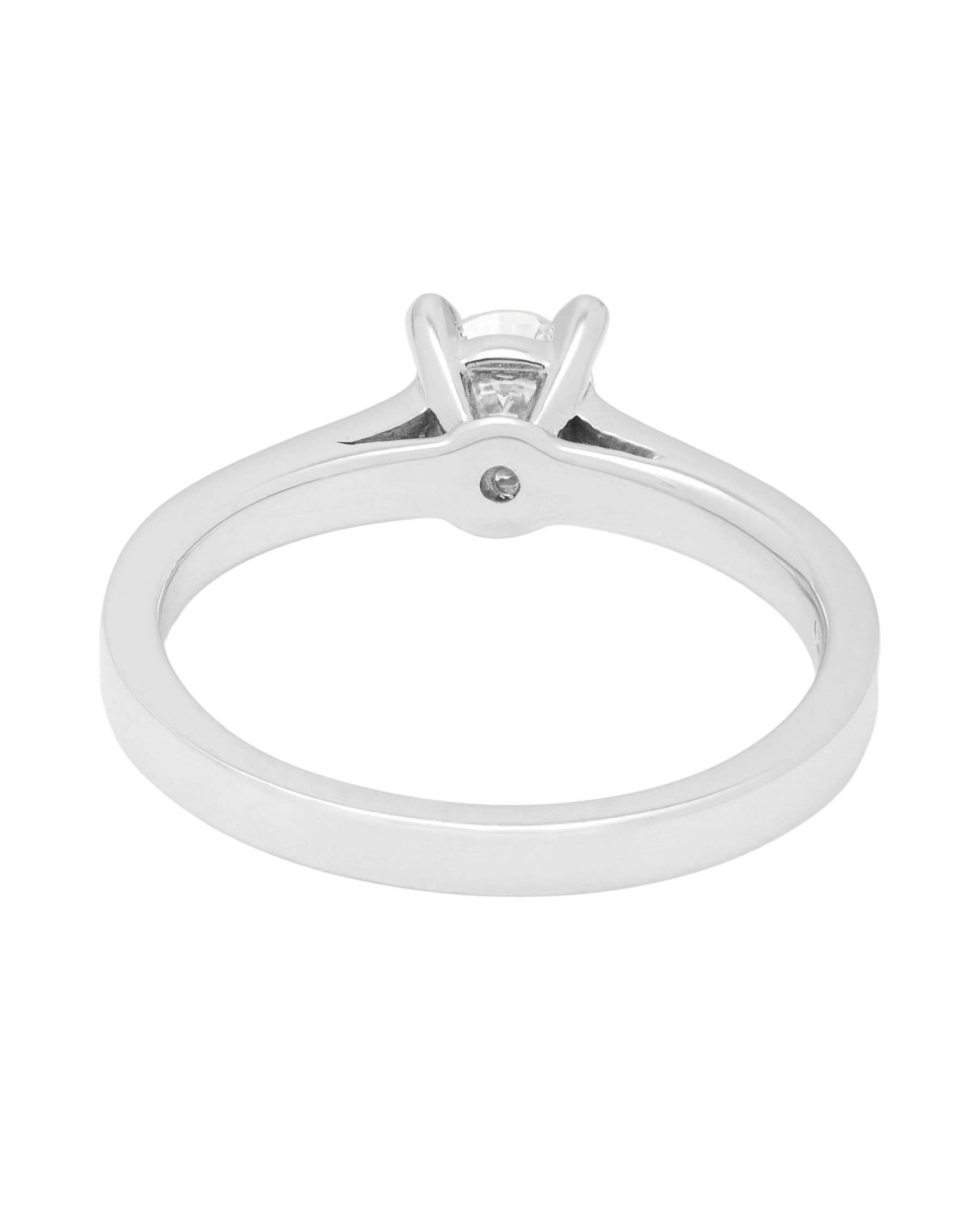 Anello solitario con diamanti laterali e diamante centrale 0,52 ct certificato igi-3