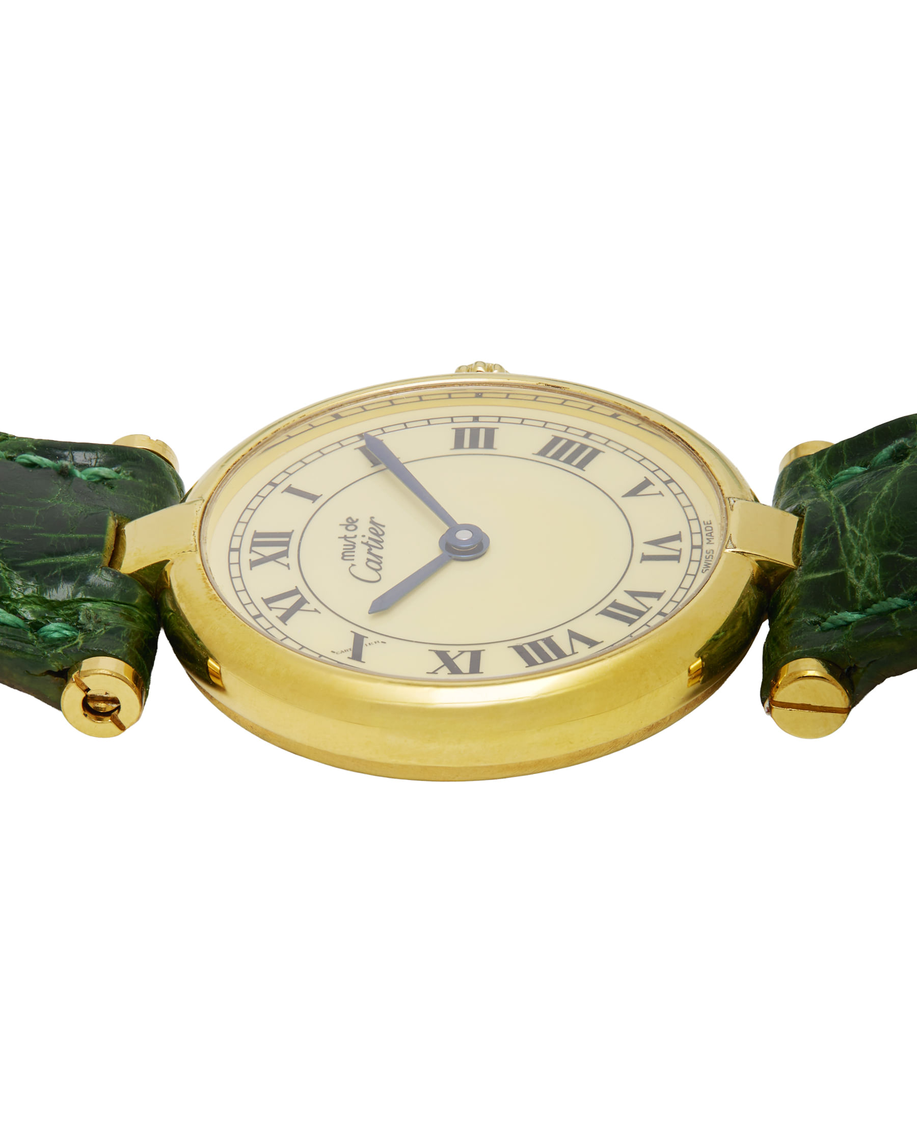Cartier vermeil must de cartier 24mm quartz ref 1800-3