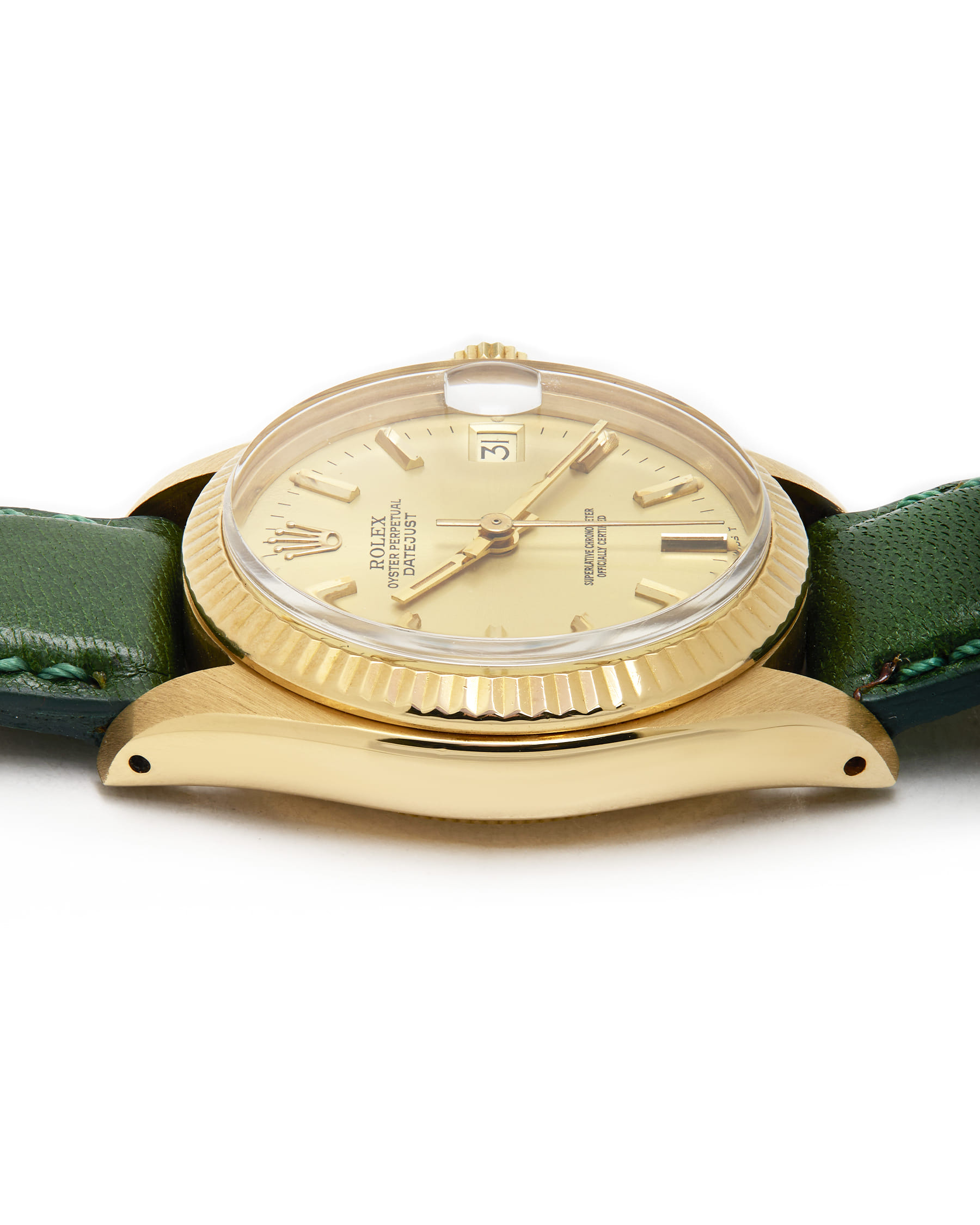 Rolex datejust 31mm medio gold ref 6827-4