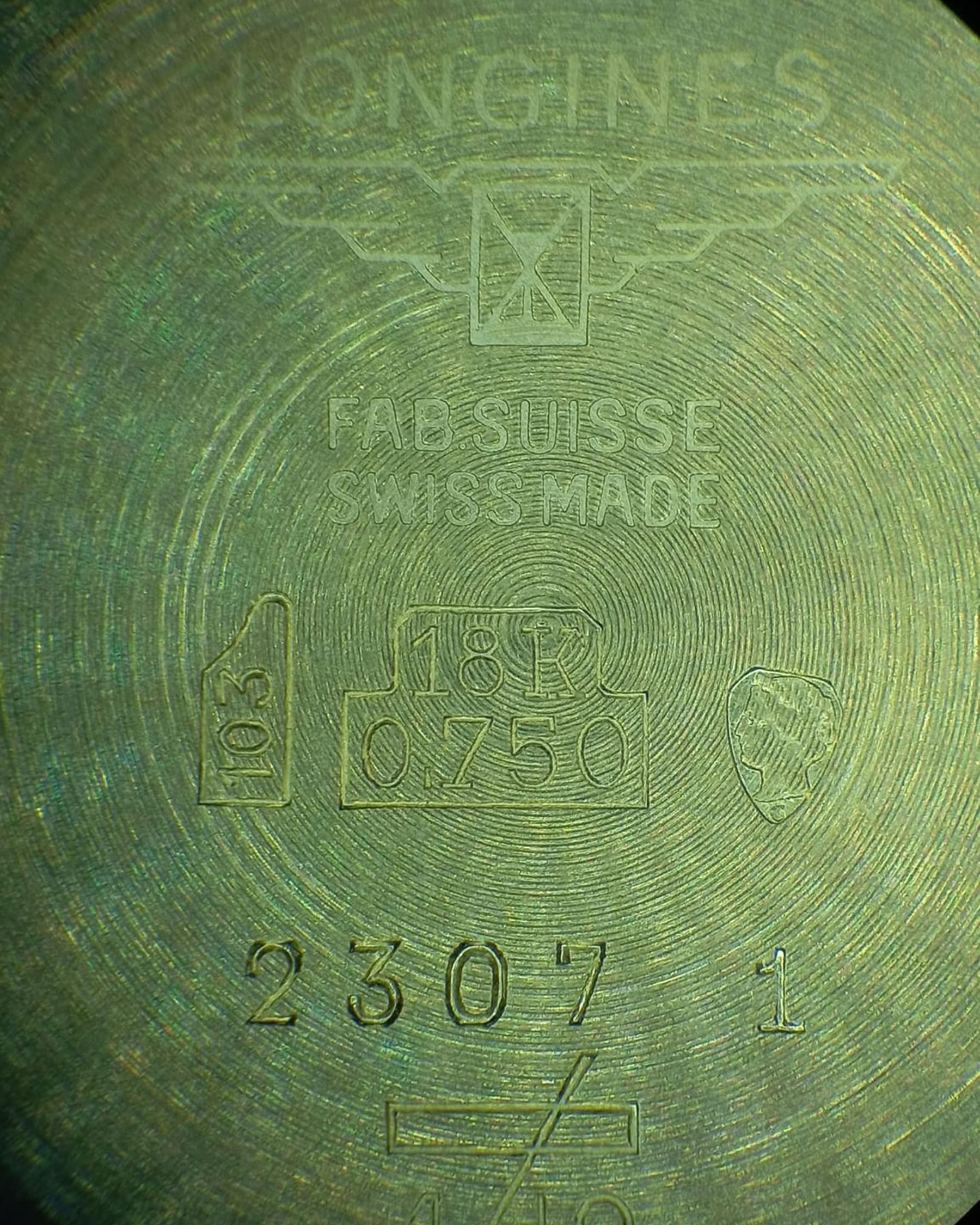 Longines admiral automatic 38mm oro 18kt cal 506-7