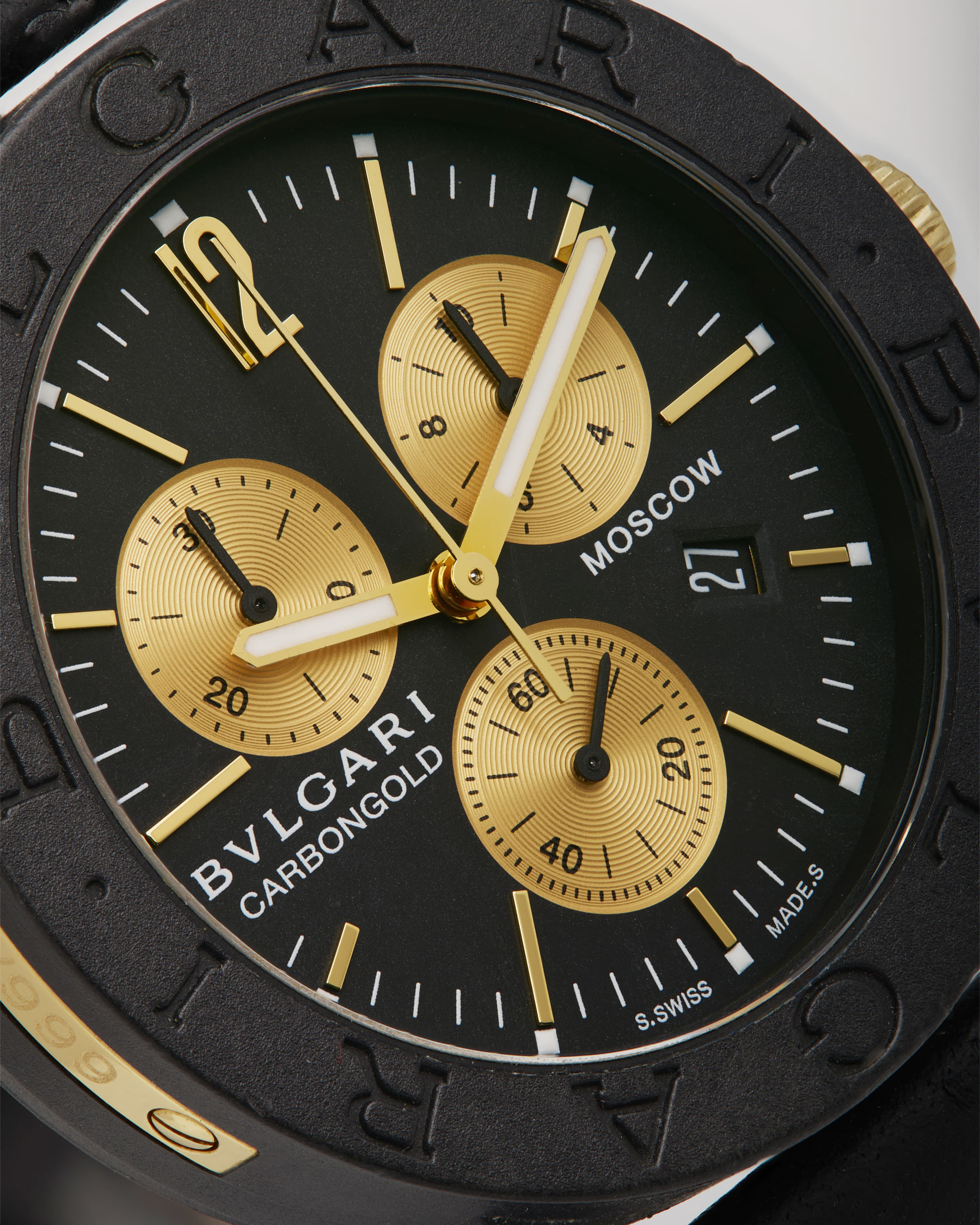 Orologio bulgari bulgari carbongold moscow ref 38clch-2