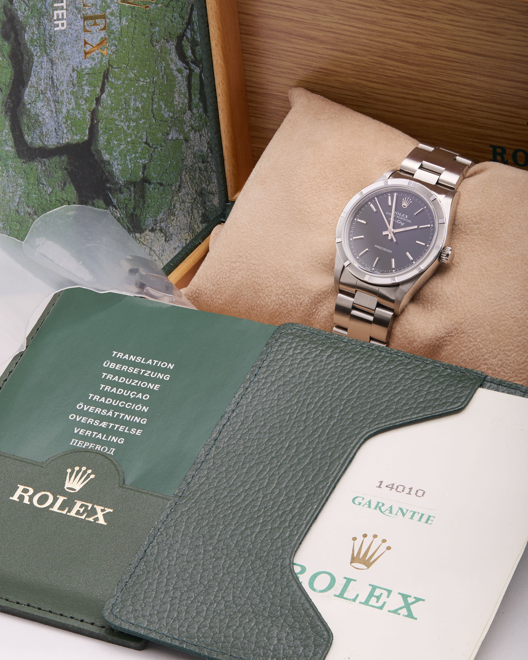 Rolex airking ref 14010m 34 mm full set-6