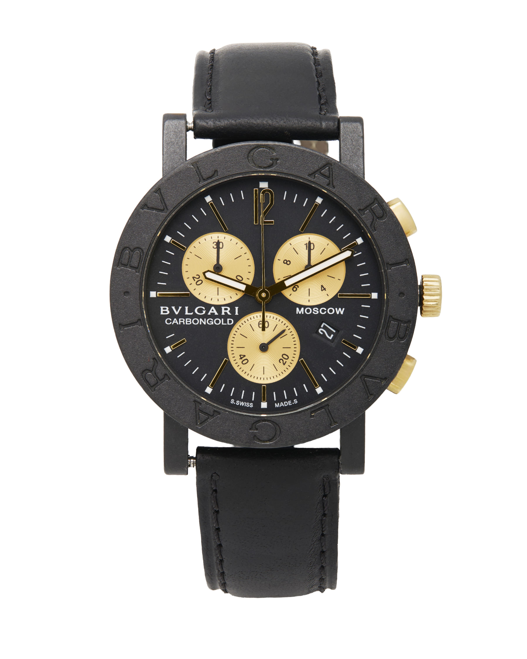 Orologio bulgari bulgari carbongold moscow ref 38clch-1