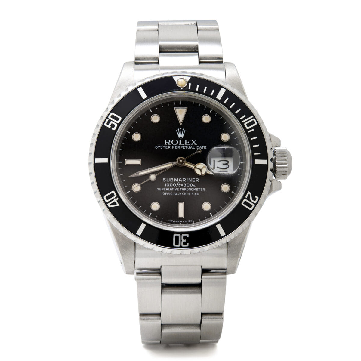 Rolex submariner date transitional 168000 prima serie ref 168000-1
