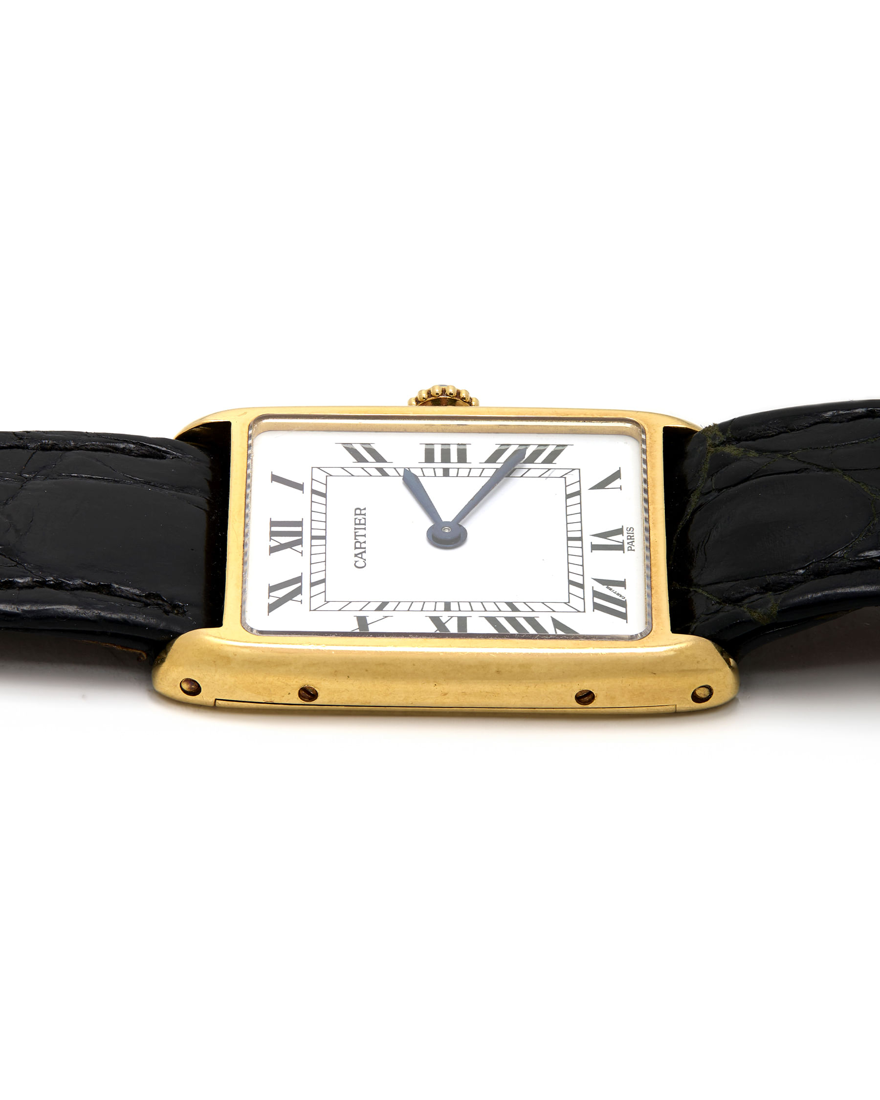 Cartier tank arrondie ultra thin 23 mm ref 96041-3