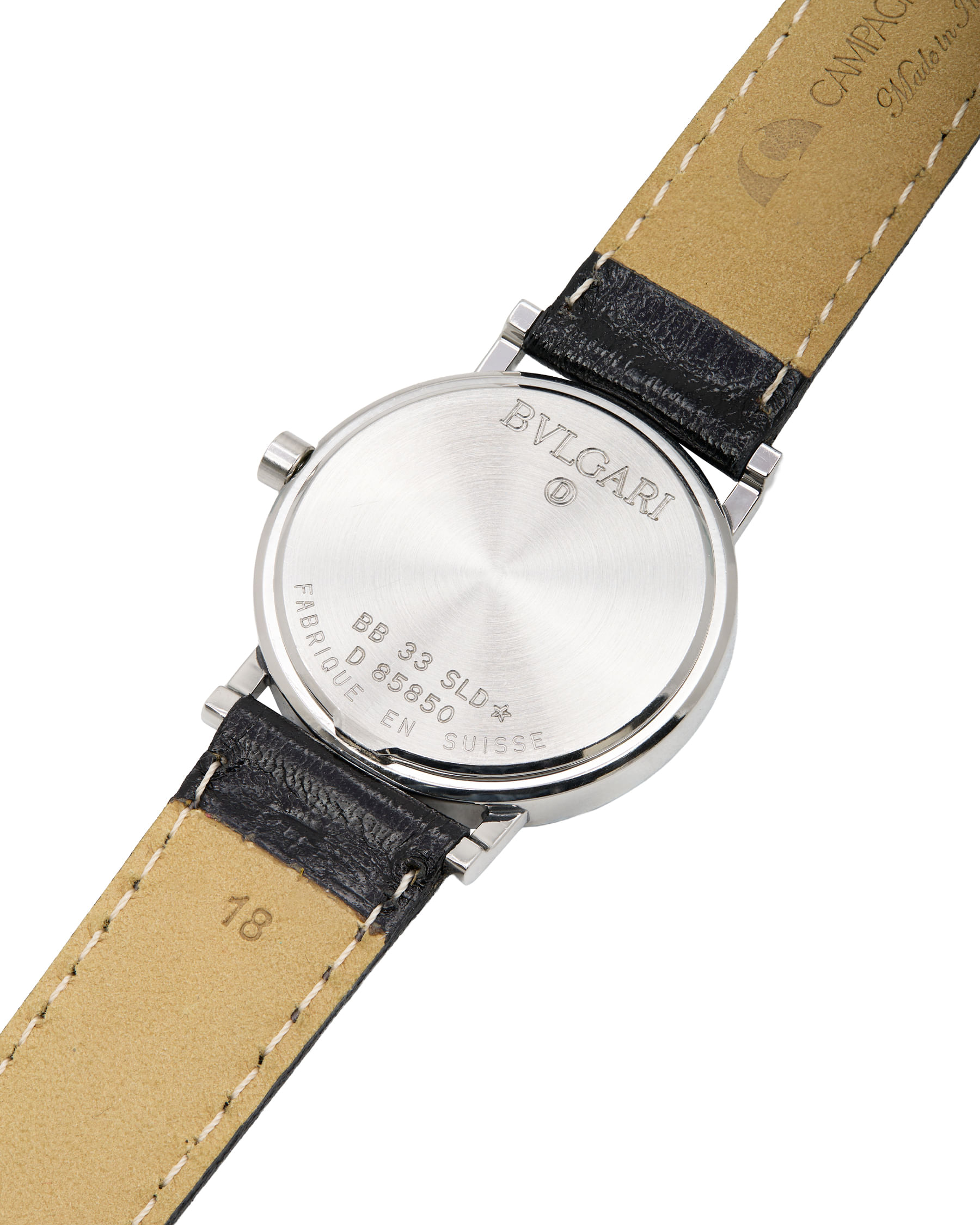 Bulgari bulgari black dial ref bb33sld-4