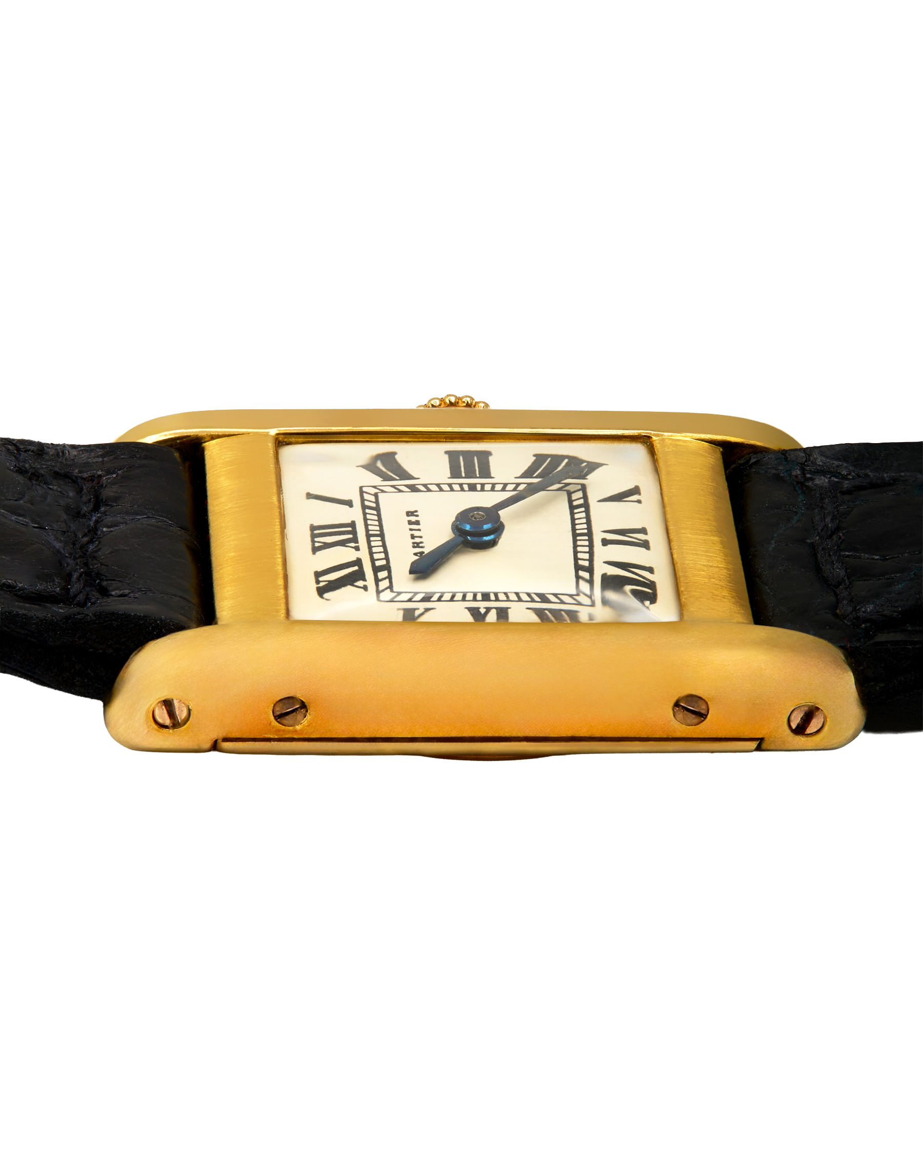 Cartier tank normale mecanique jaeger-lecoultre 20 mm yellow gold 18 kt-2