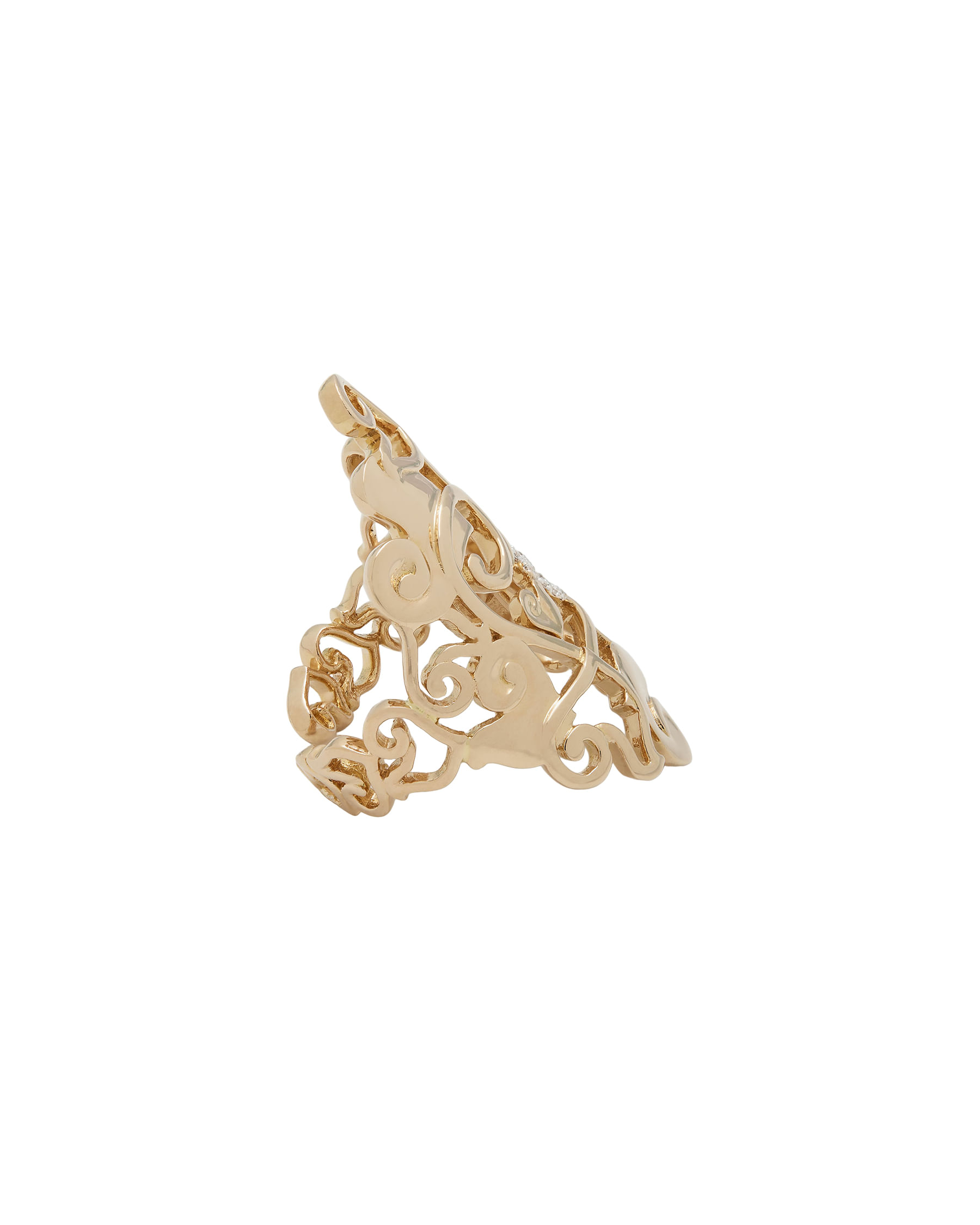 Anello chantecler diamour in oro rosa e diamanti-2