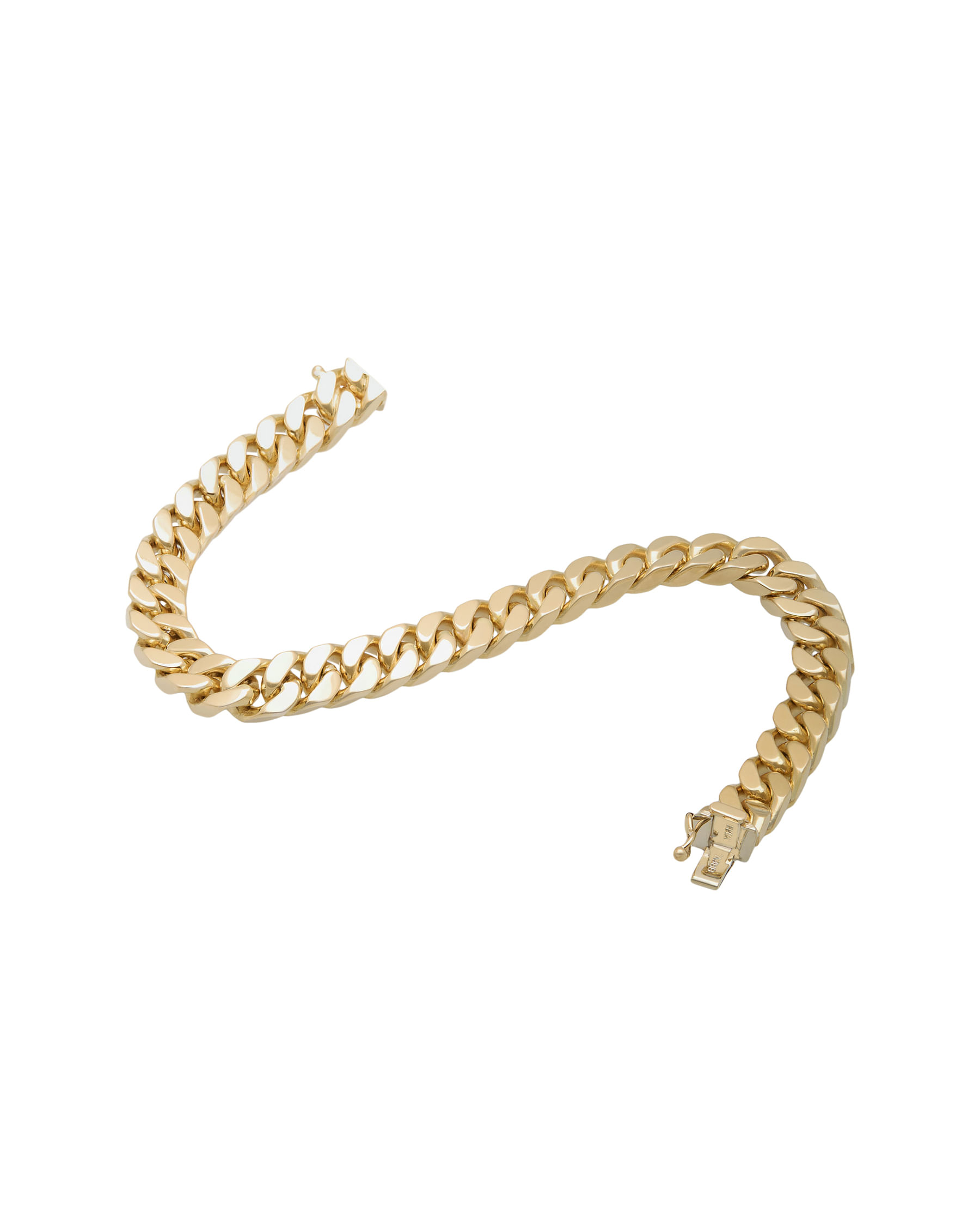 Bracciale maglia groumette in oro giallo 18kt-2