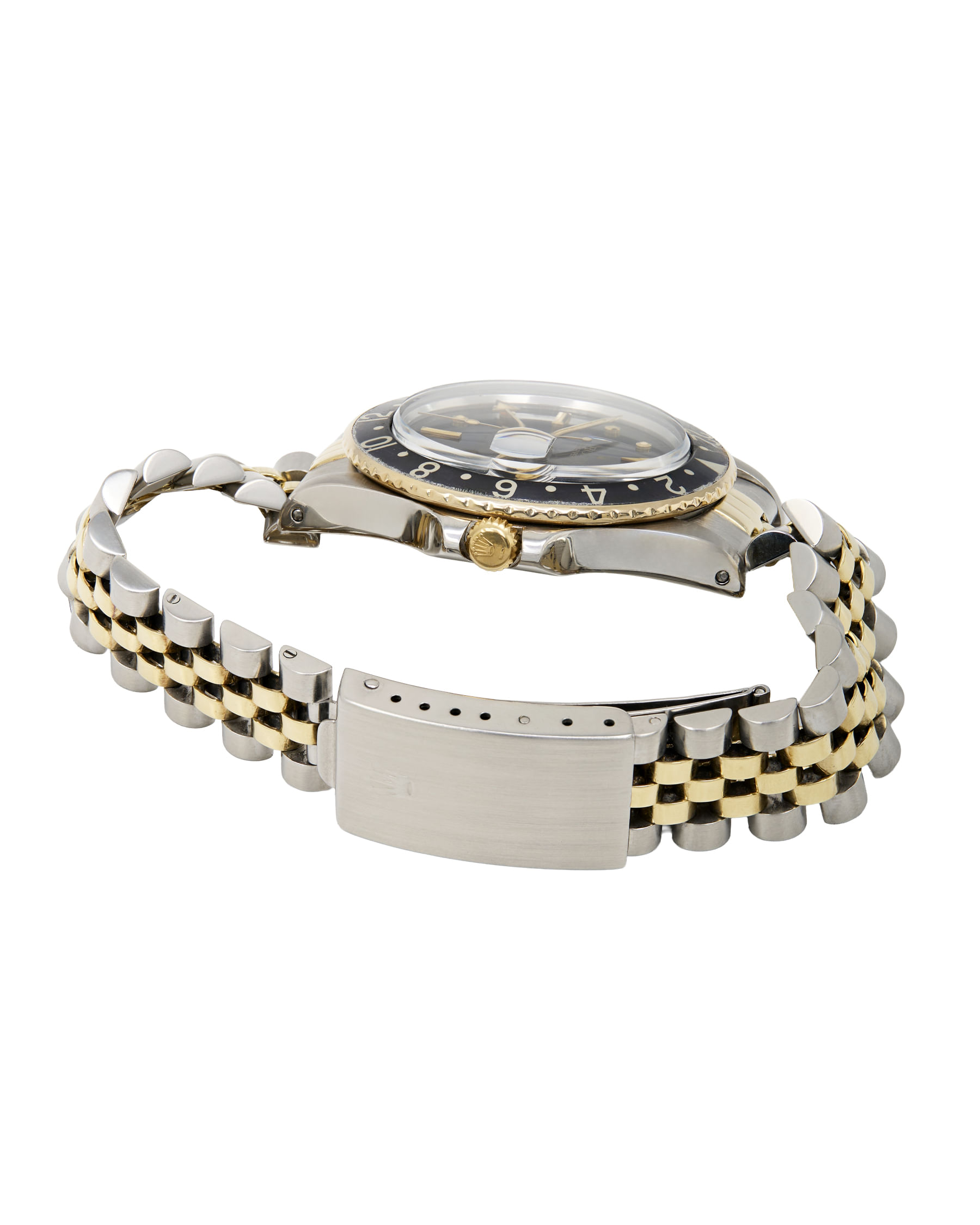 Rolex gmt-master steel and gold nipple dial ref 16753-4