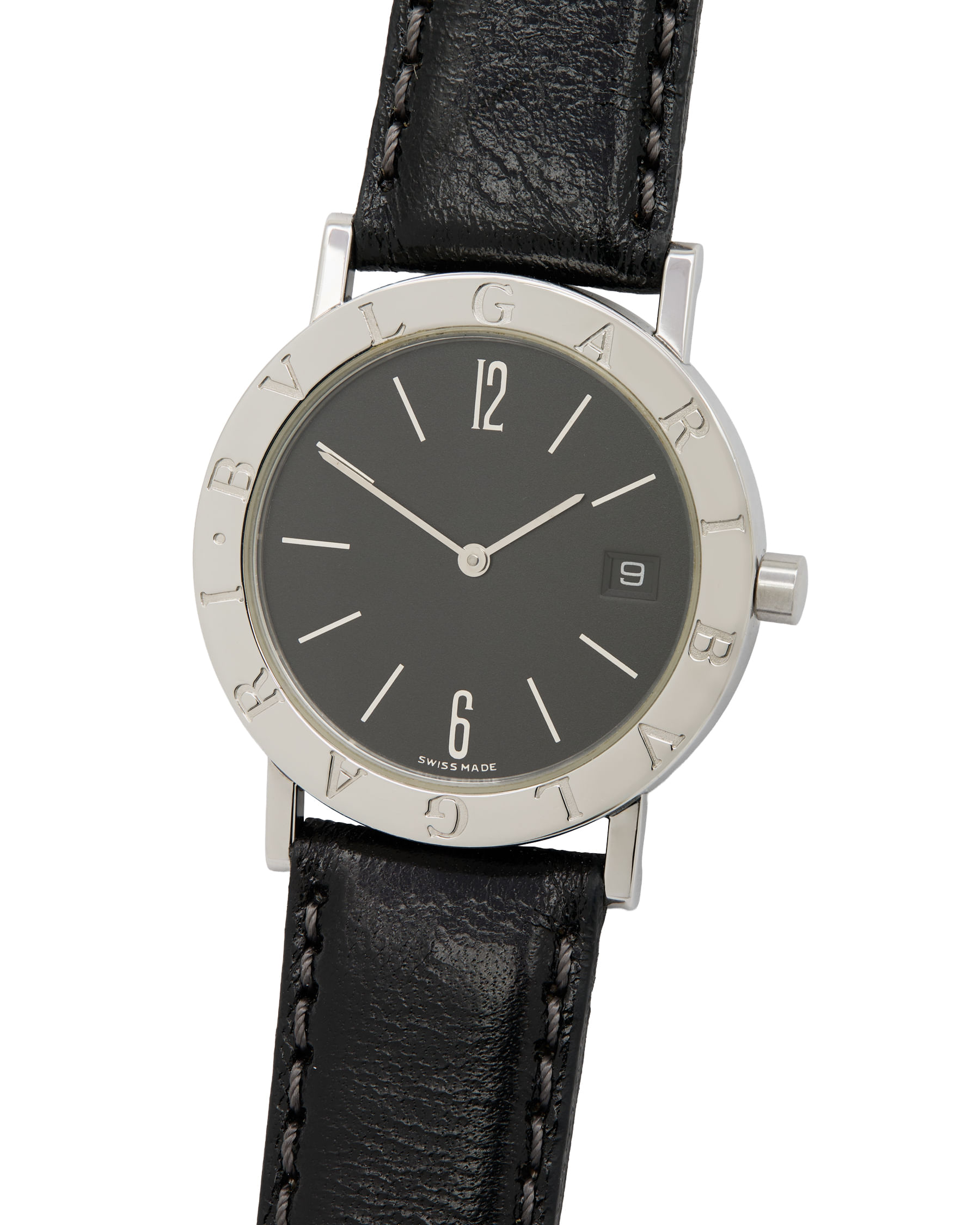Bulgari bulgari black dial ref bb33sld-1