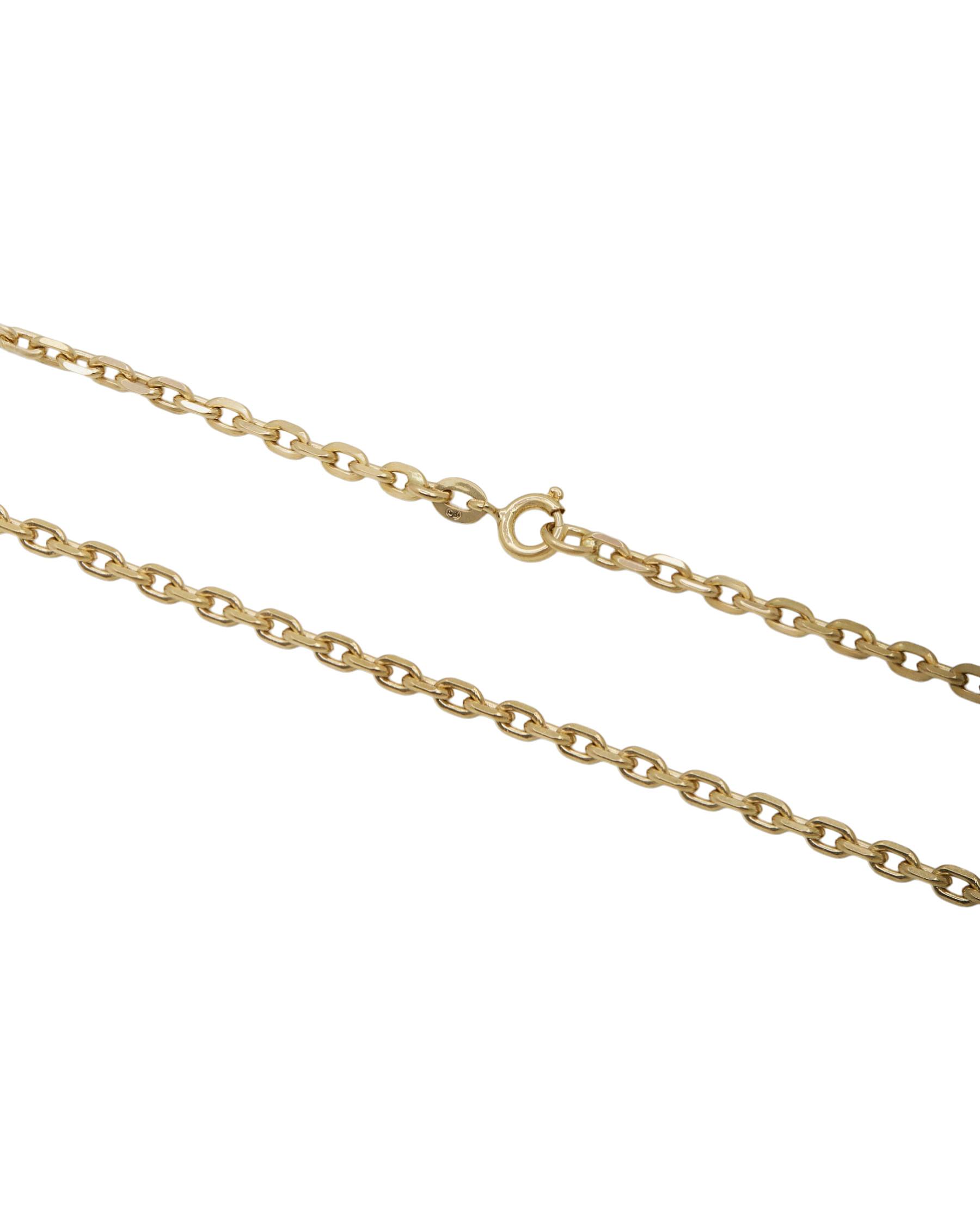 Collana in oro giallo maglia catena-2