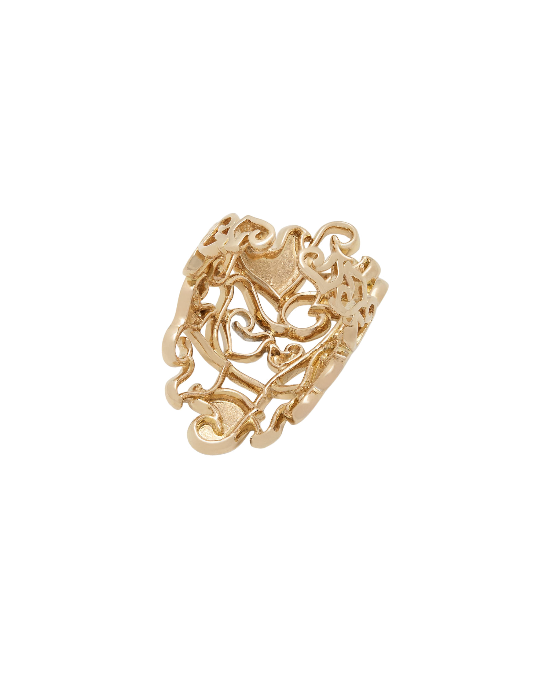 Anello chantecler diamour in oro rosa e diamanti-3