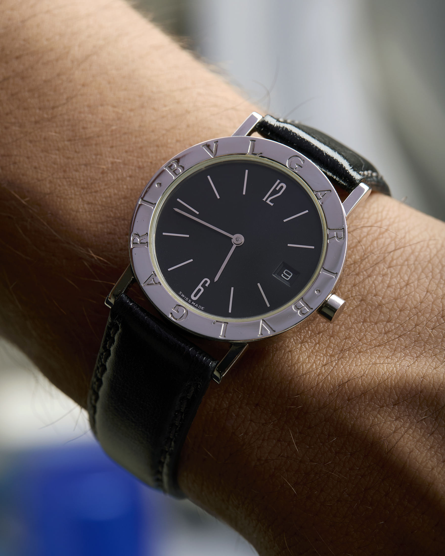 Bulgari bulgari black dial ref bb33sld-6