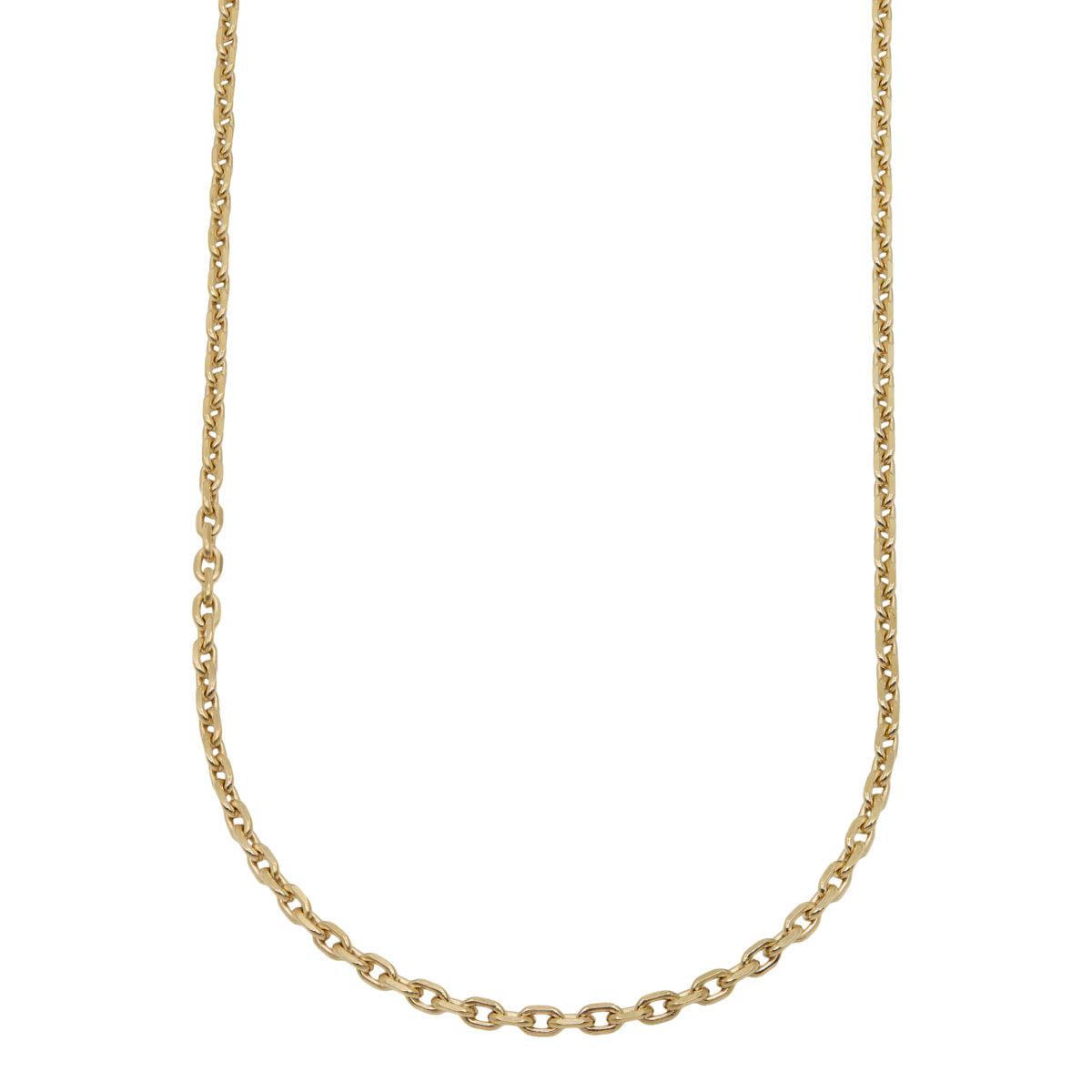 Collana in oro giallo maglia catena-1