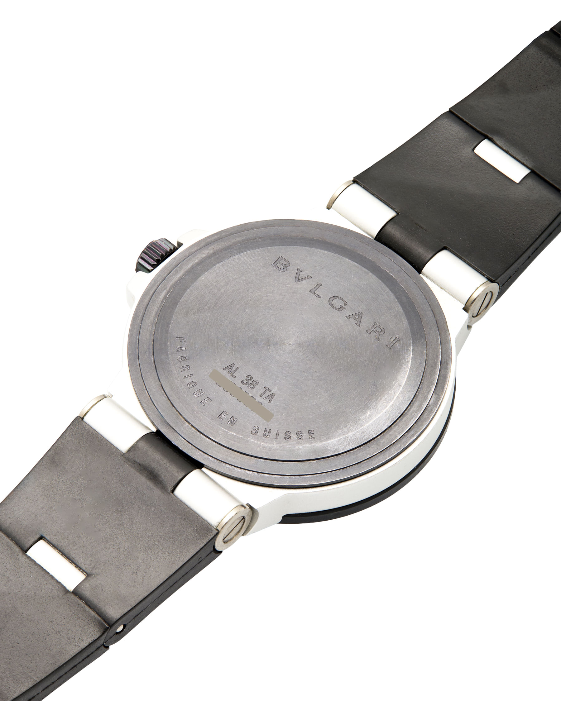 Bulgari diagono alluminum automatic ref al 38 ta-6
