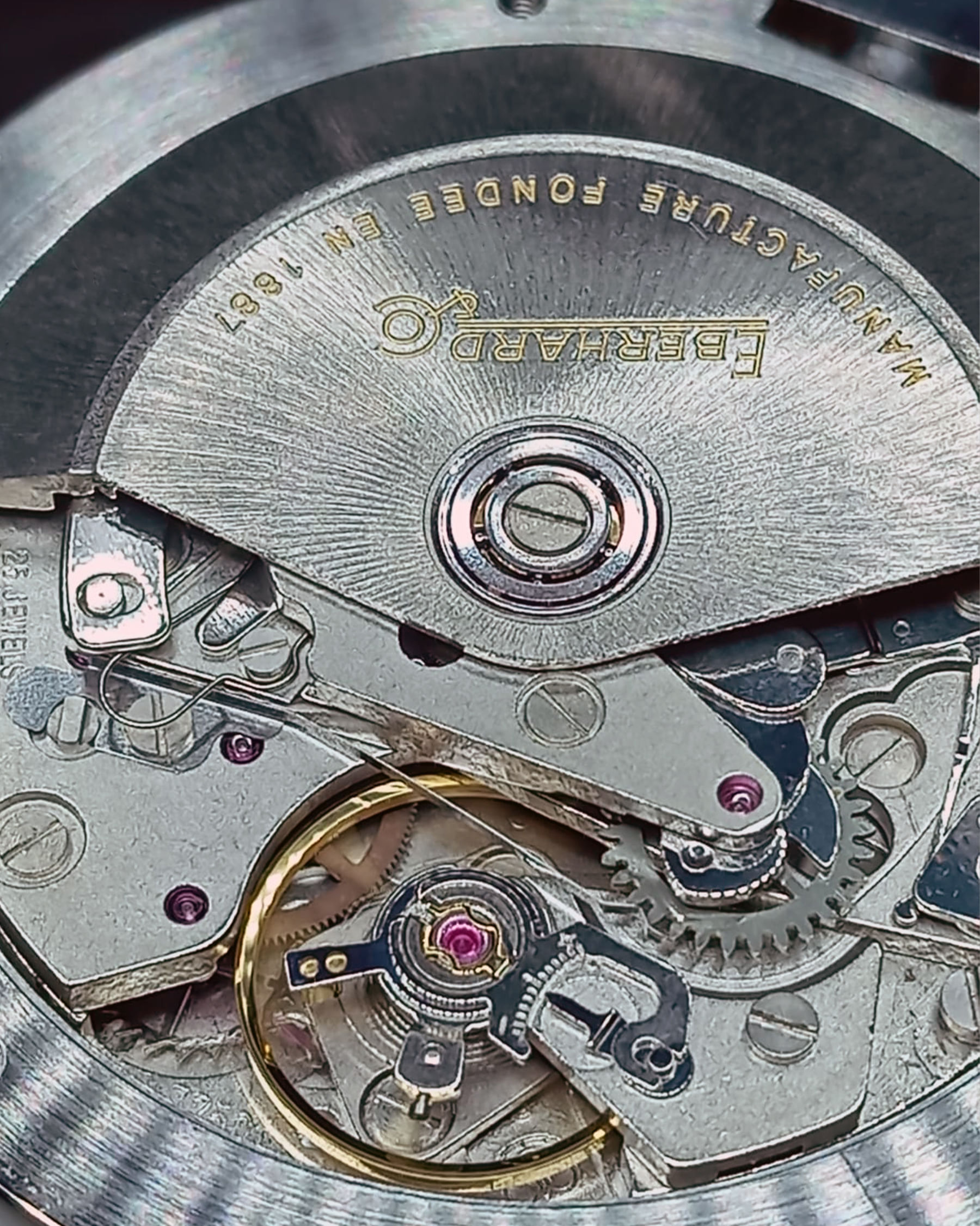 Eberhard & co. tazio nuvolari prima serie tartaruga aperta brown dial ref 31030-7