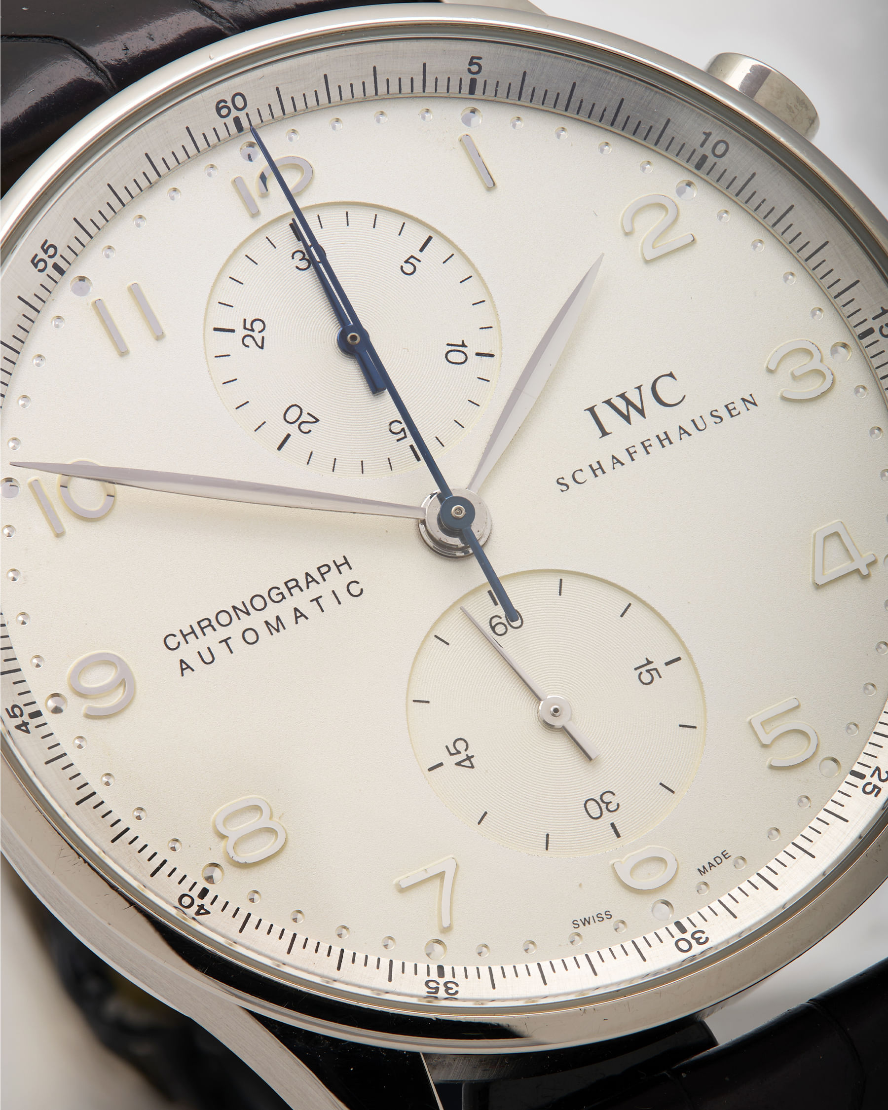 Iwc portuguese chronograph automatic white gold 41 mm ref 3714-6