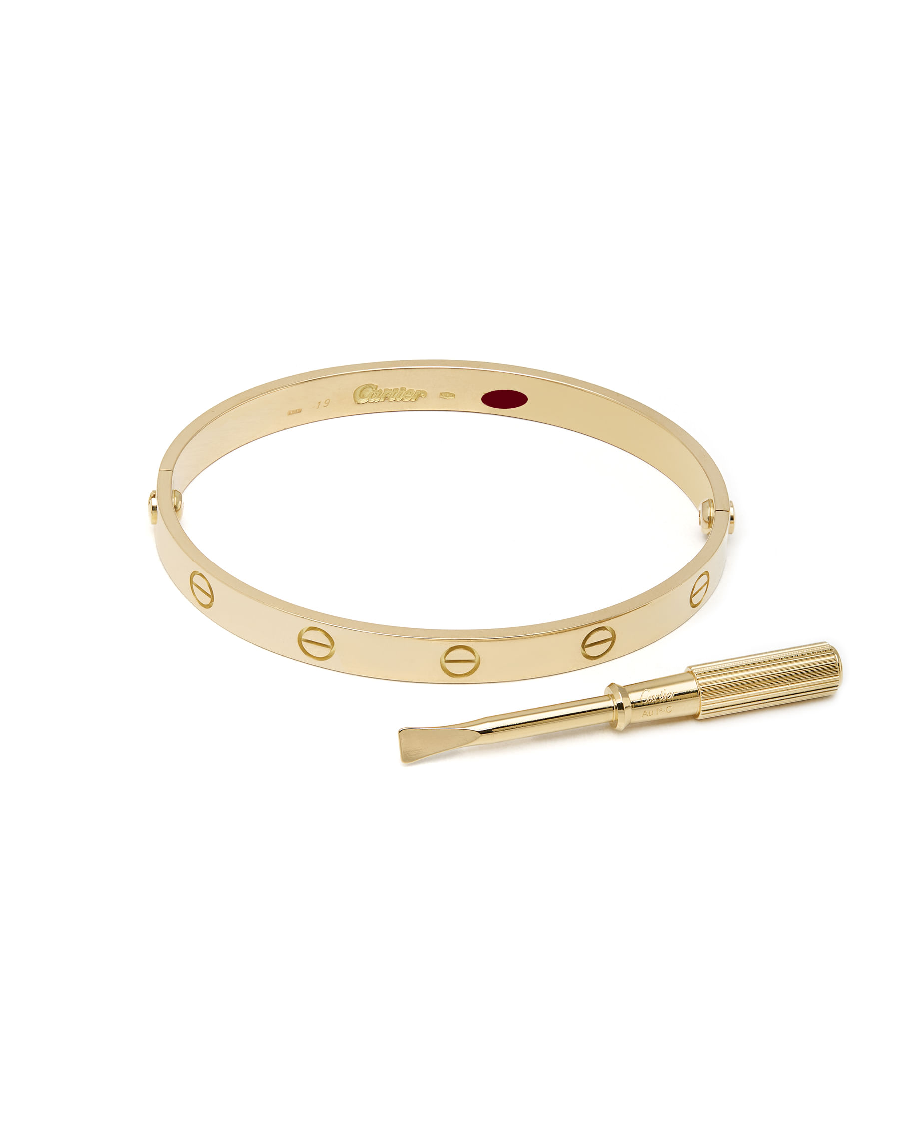 Bracciale cartier love oro giallo larghezza 6,1mm-1