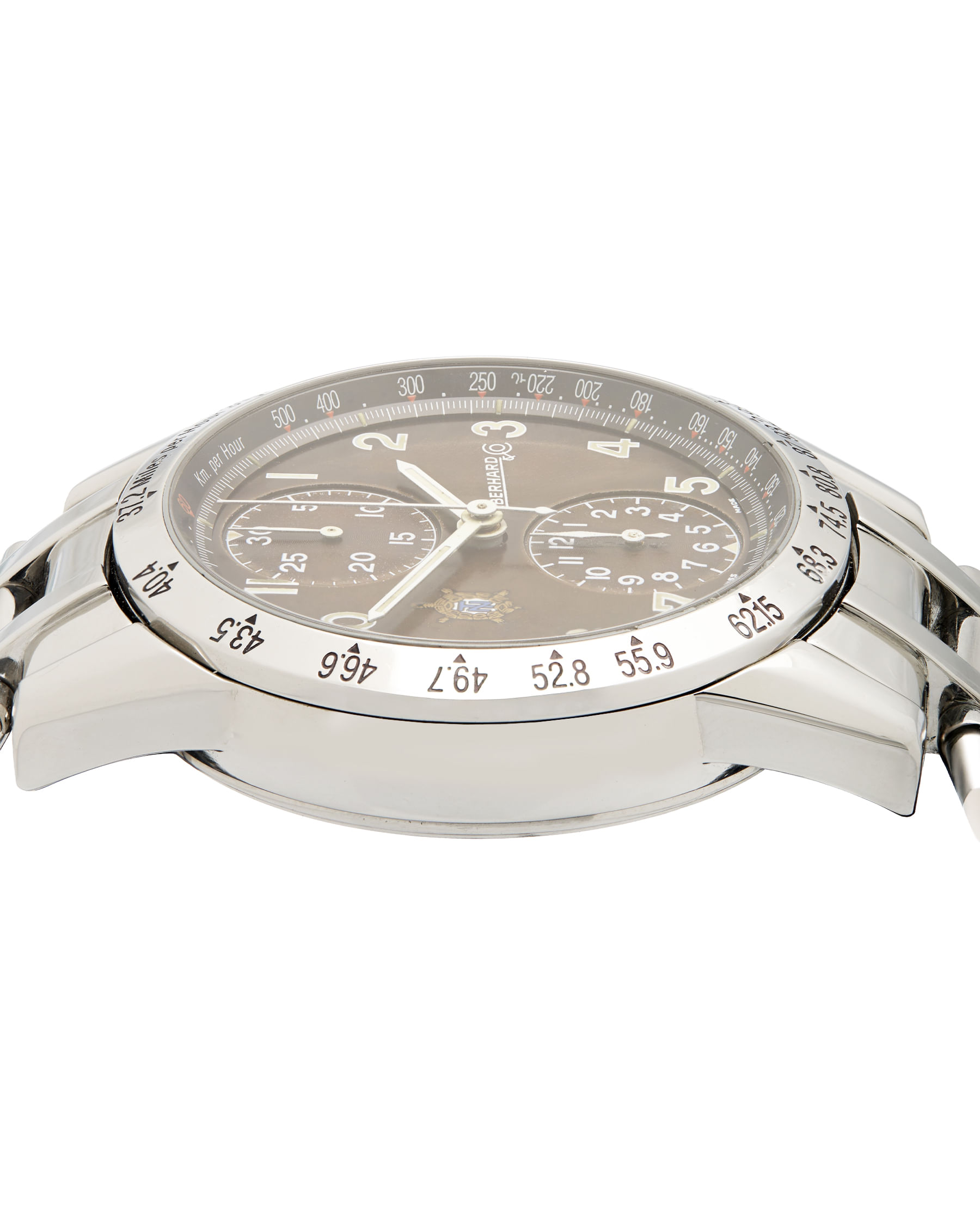 Eberhard & co. tazio nuvolari prima serie tartaruga aperta brown dial ref 31030-3