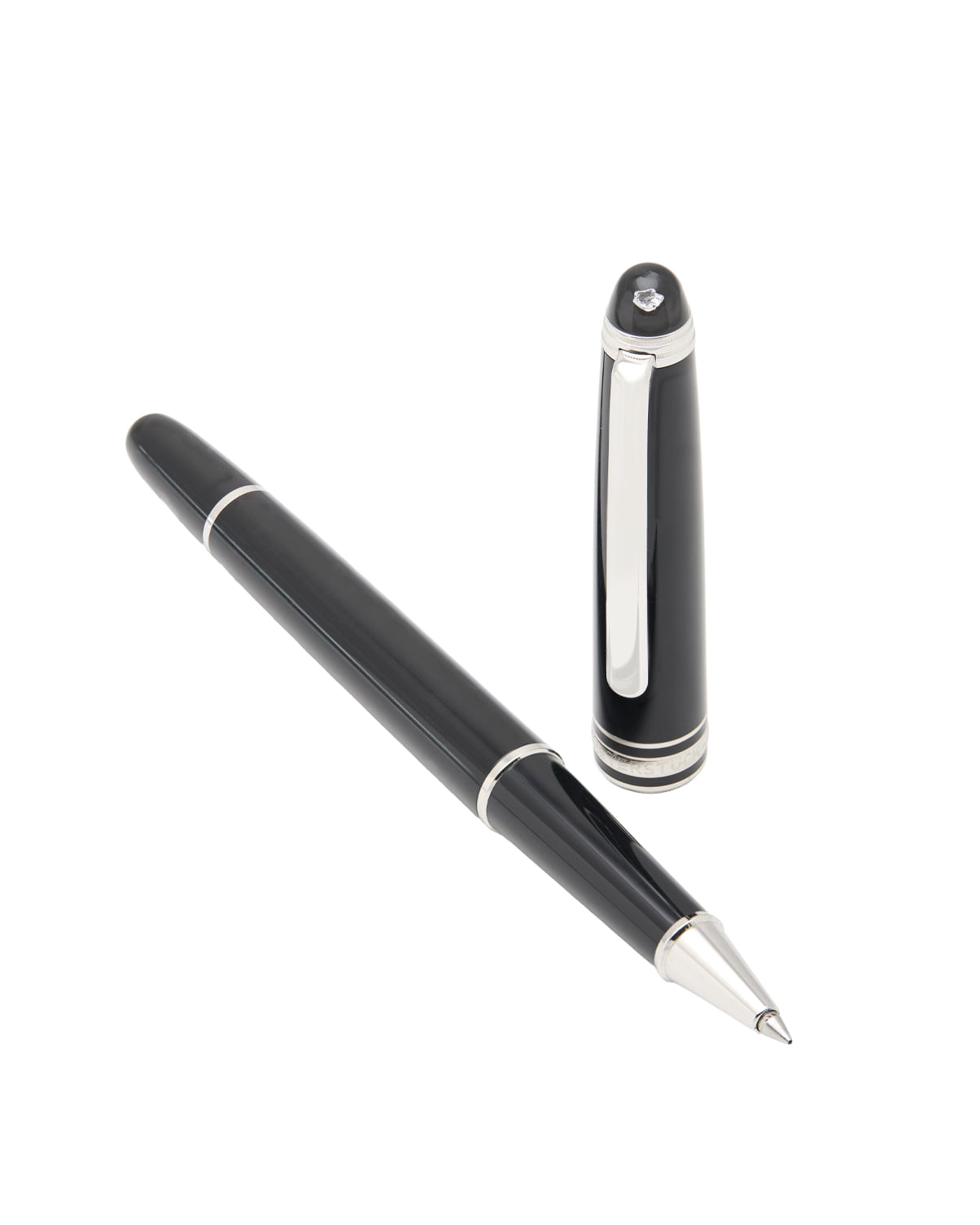 Penna monteblanc meisterstuck diamond roller ball-1