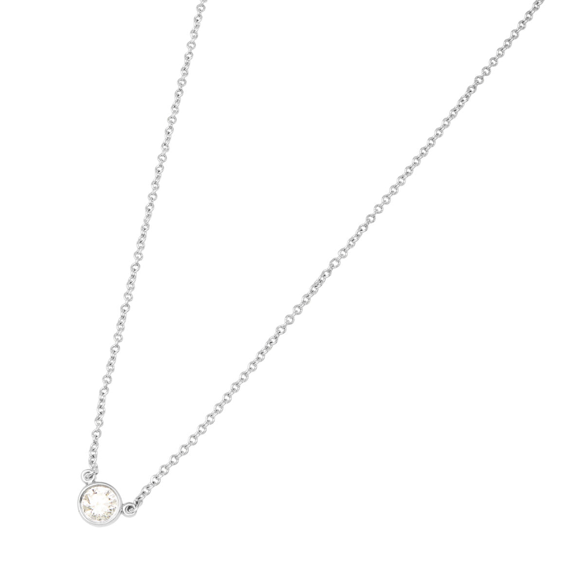 Collana tiffany collezione diamonds by the yard® di elsa peretti in platino-1