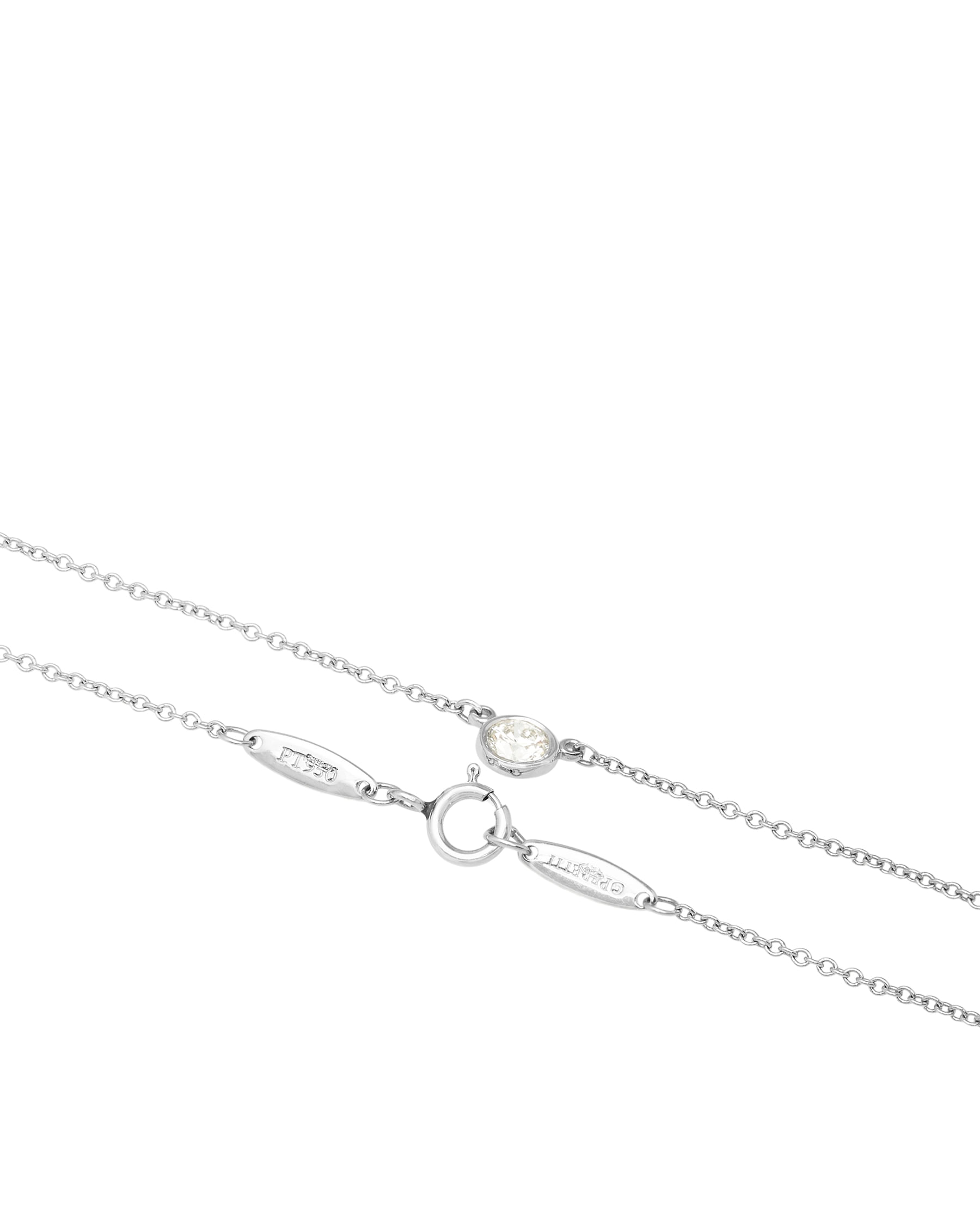 Collana tiffany collezione diamonds by the yard® di elsa peretti in platino-2