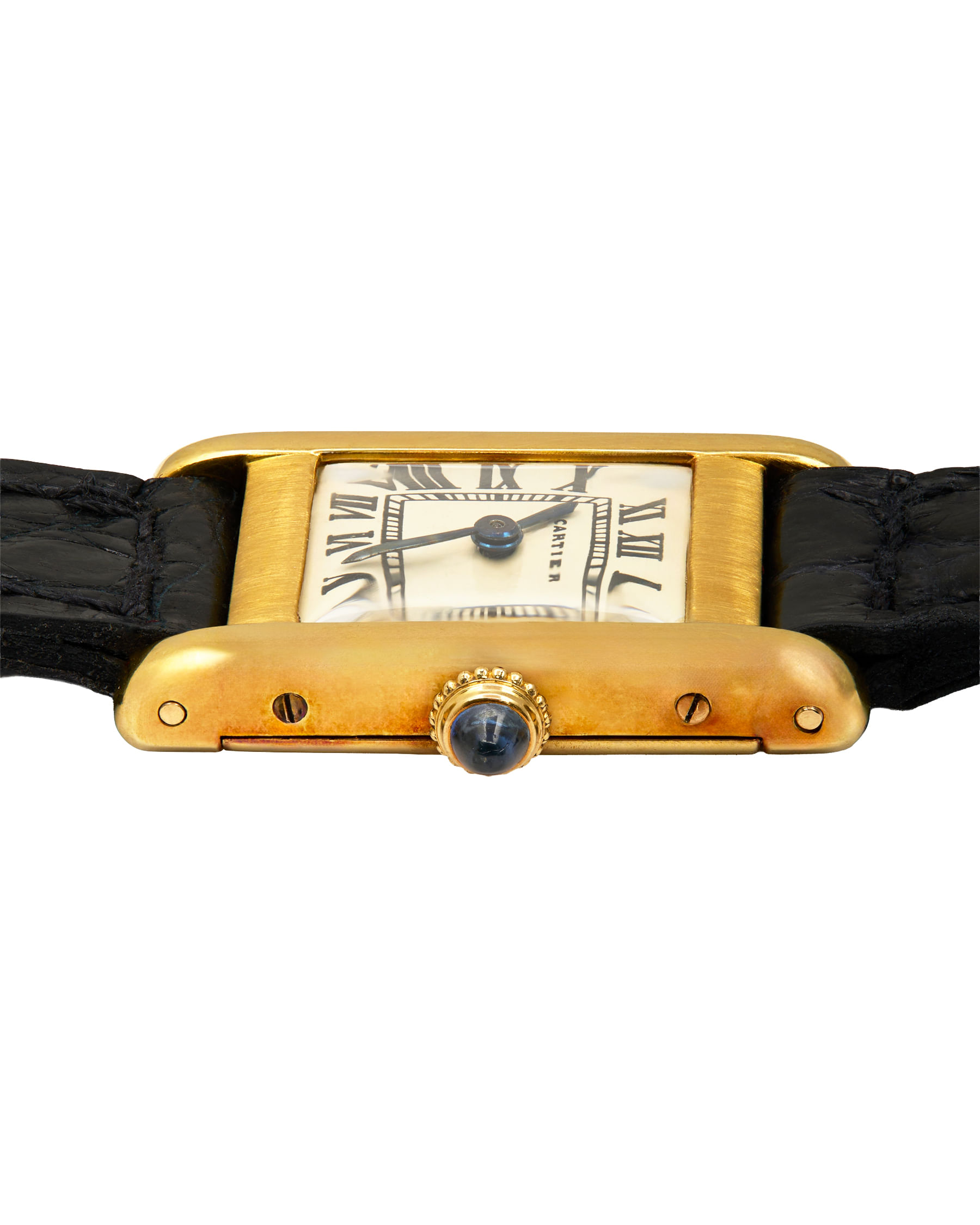 Cartier tank normale mecanique jaeger-lecoultre 20 mm yellow gold 18 kt-3