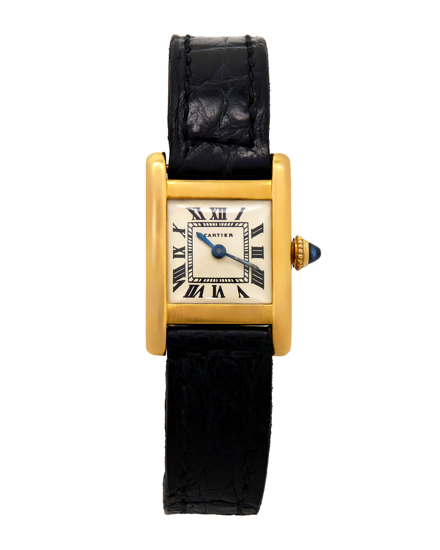 Cartier tank normale mecanique jaeger-lecoultre 20 mm yellow gold 18 kt-1