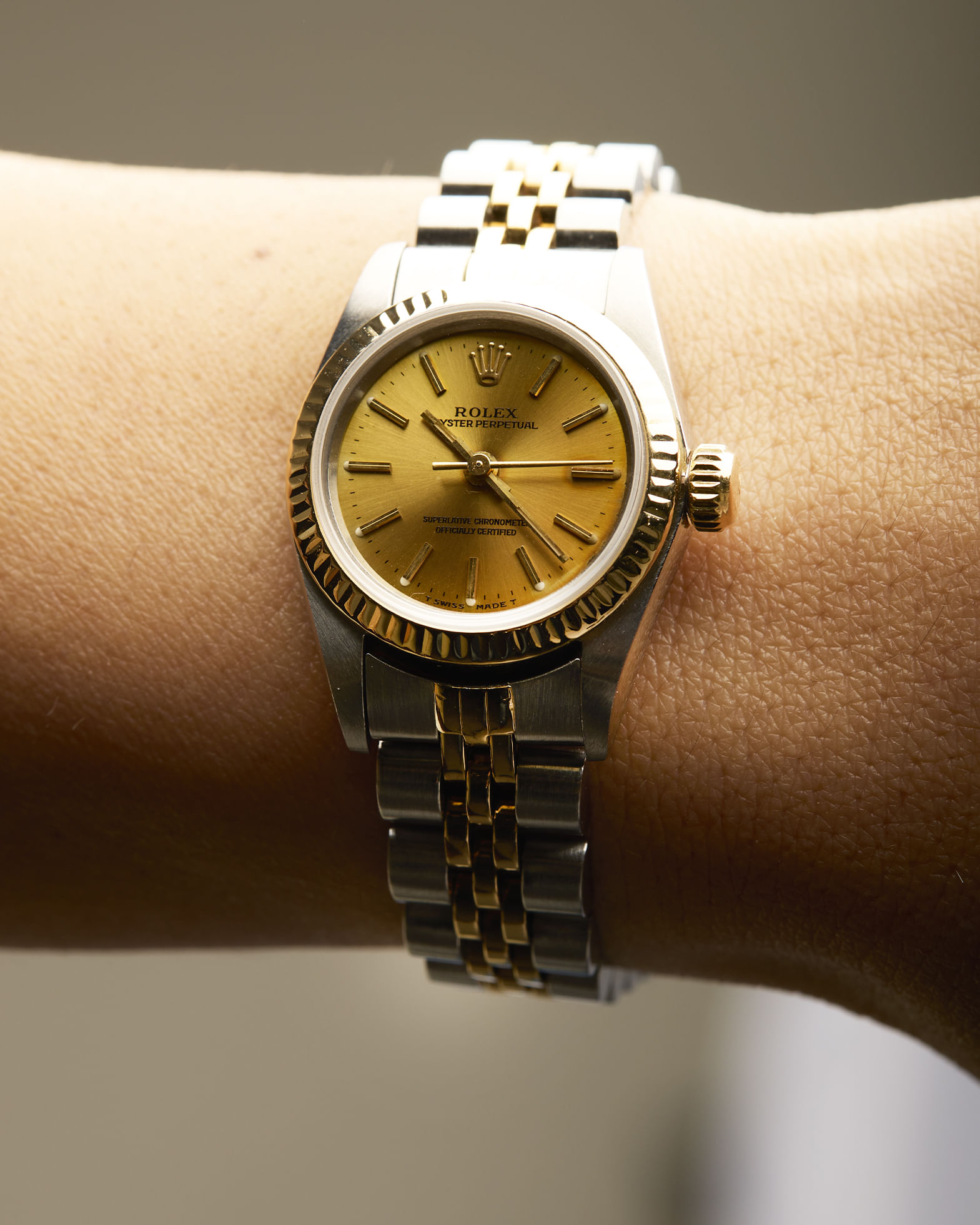 Rolex oyster perpetual lady jubilee ref 67193-8