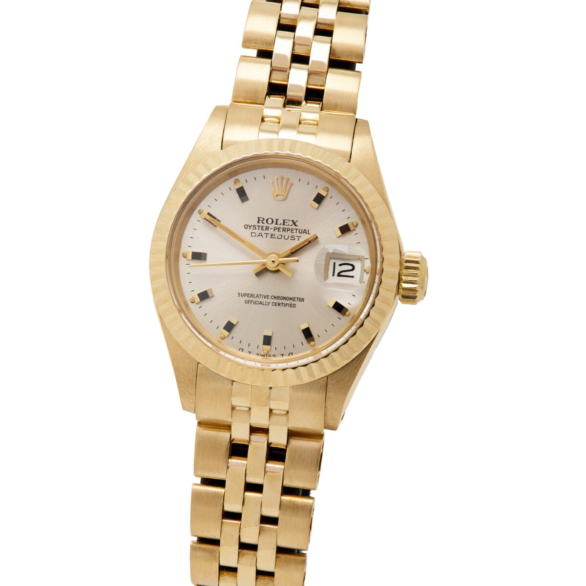 Rolex lady-datejust 26 mm yellow gold jubilee 18 kt ref 6917-1