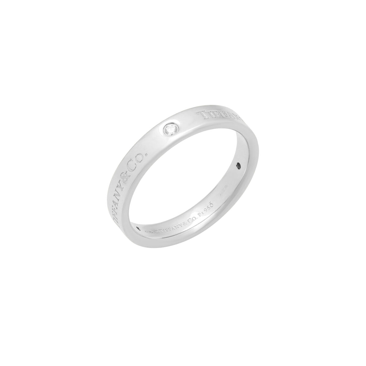 Fede tiffany t&co in platino con diamanti-1