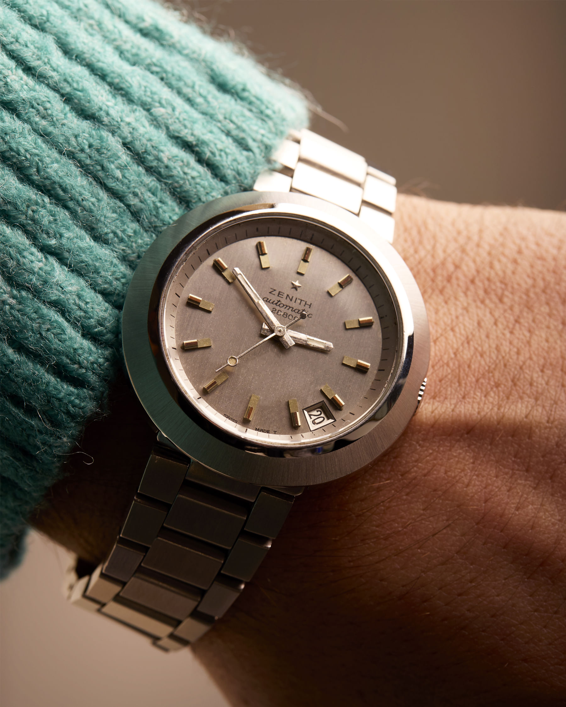 Zenith 28800 automatic diver cal 2562pc bt 6001-6