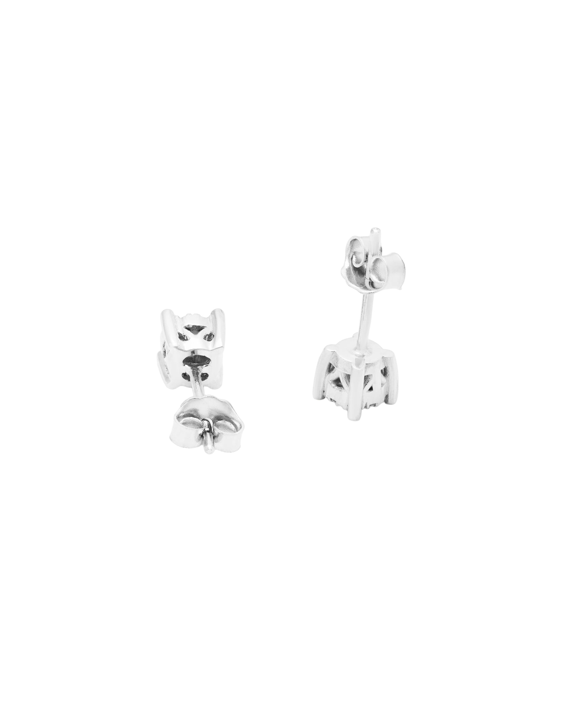 Orecchini magic fiore in oro bianco con diamanti-2