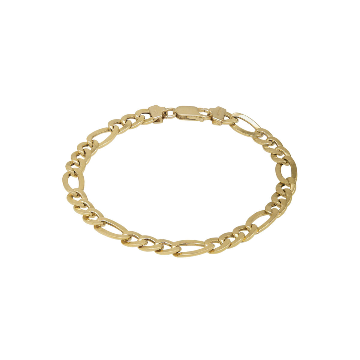 Bracciale tre più uno in oro giallo 18 kt-1