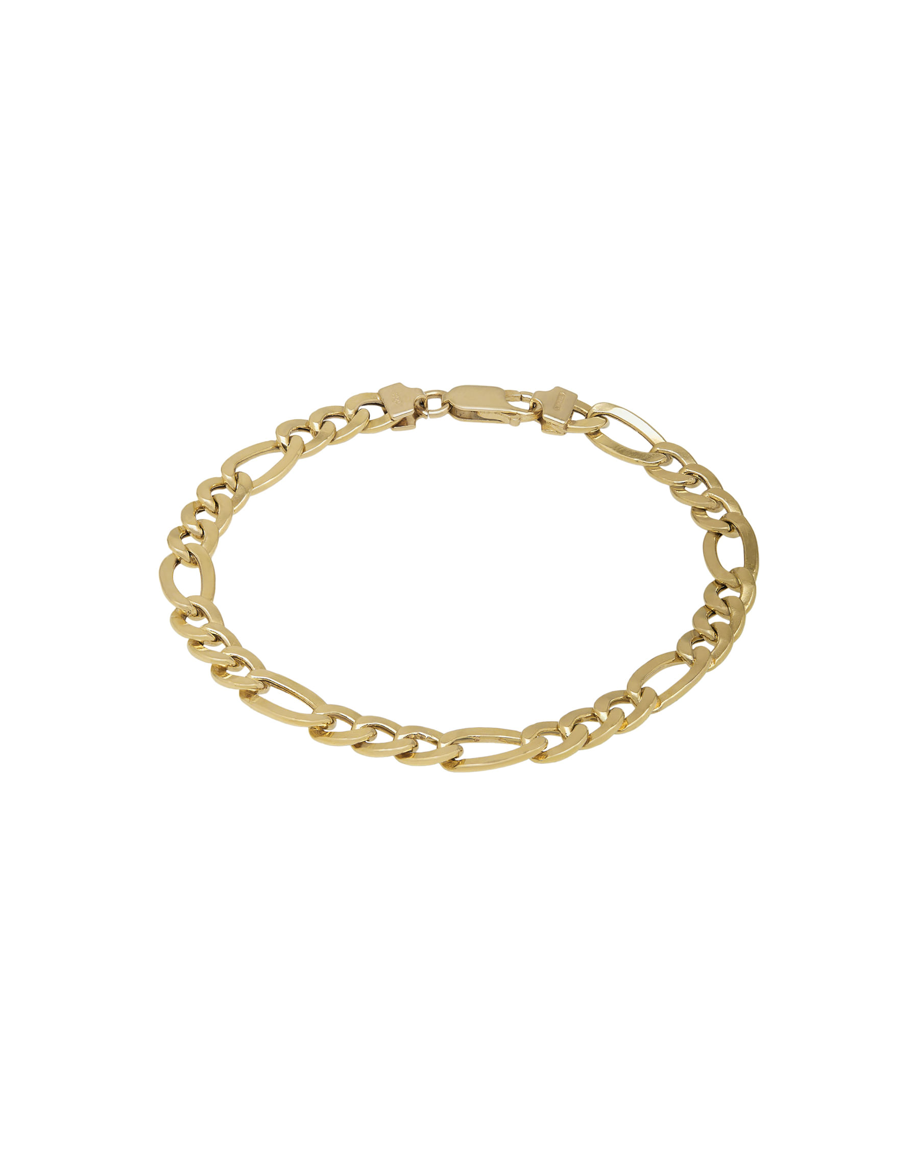 Bracciale tre più uno in oro giallo 18 kt-1