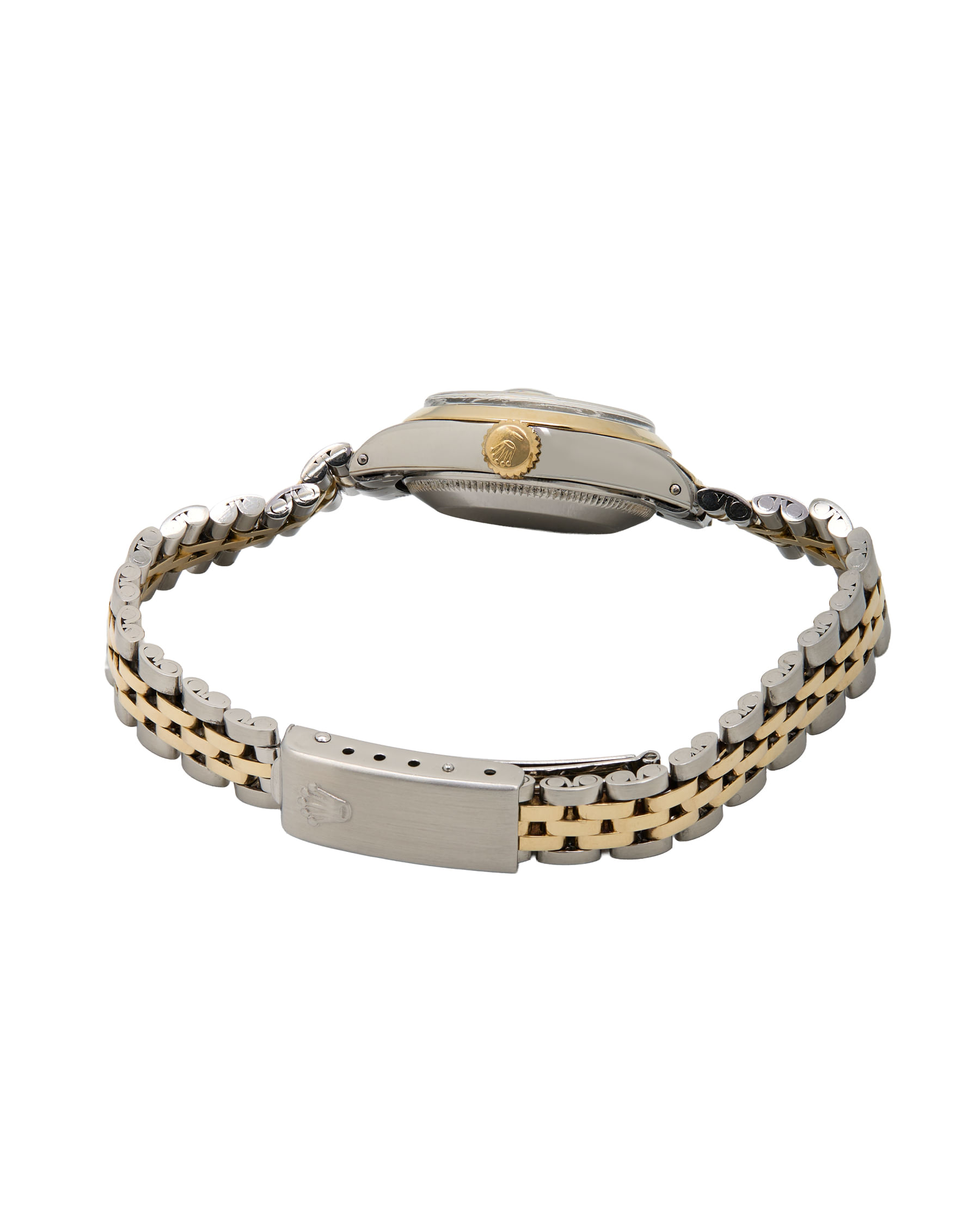 Rolex lady oyster perpetual date steel gold 26mm ref 6916-4