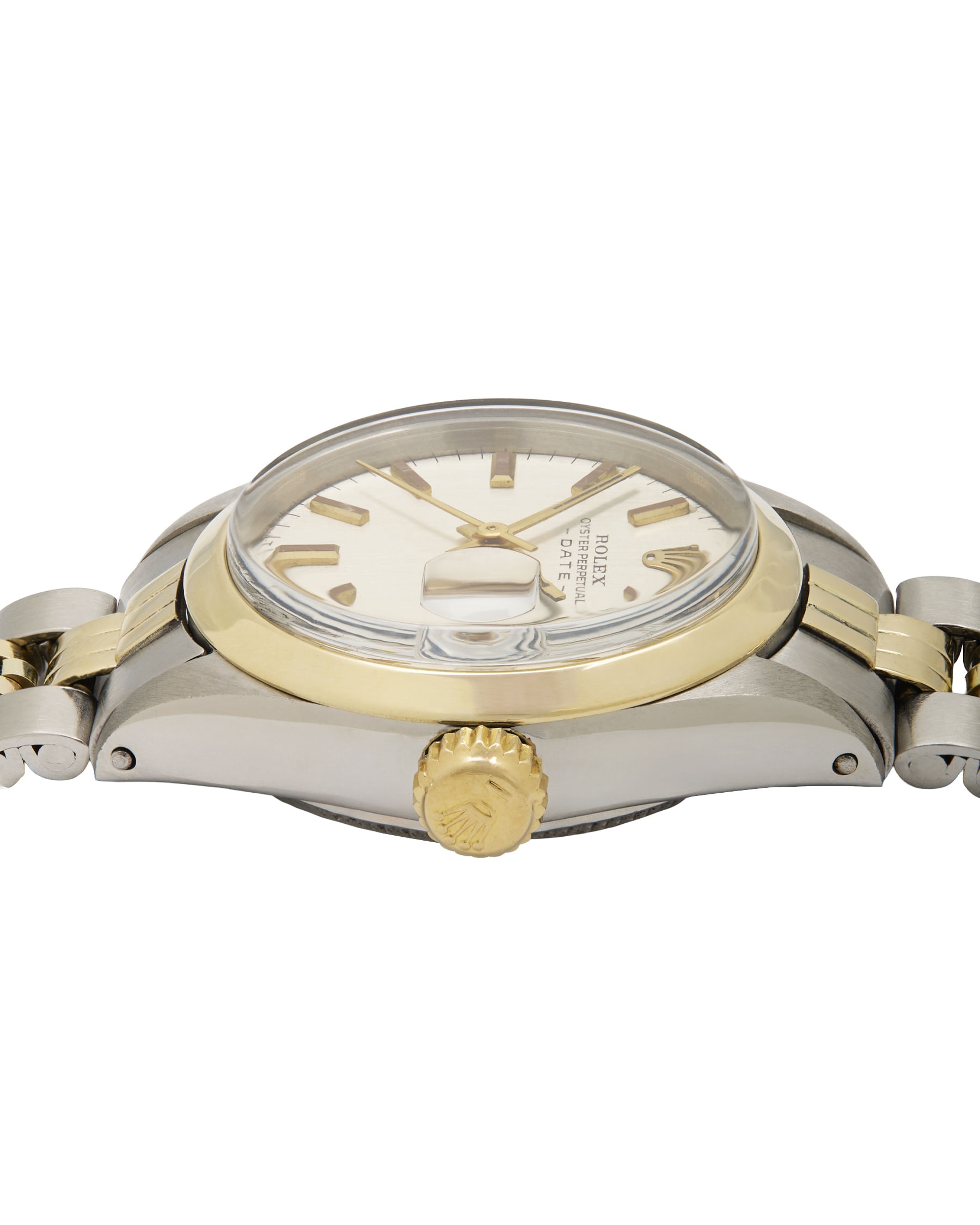 Rolex lady oyster perpetual date steel gold 26mm ref 6916-3