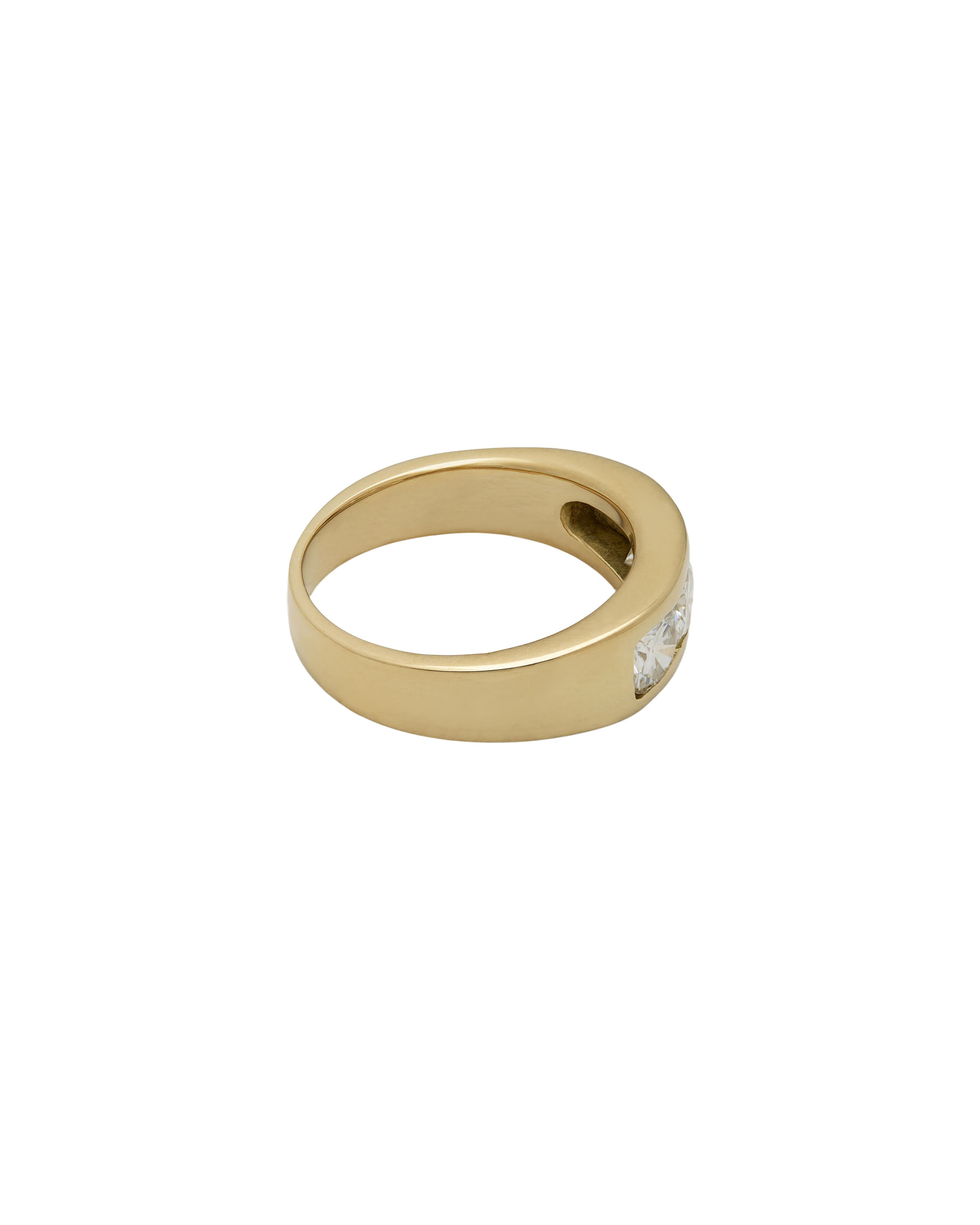 Anello trilogy mazzoli a fascia con diamanti 0,90 ct-2