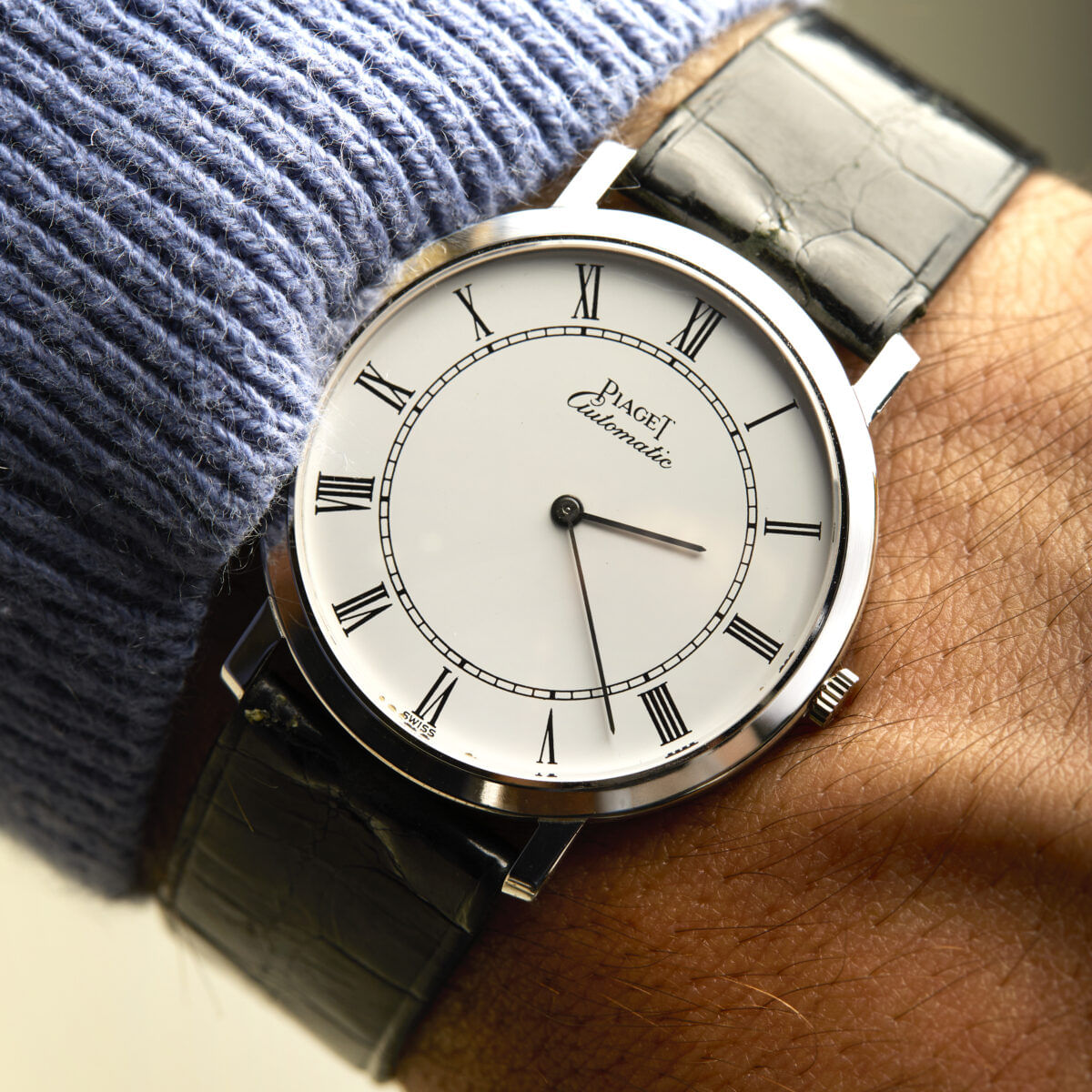 Piaget automatic ultrathin ref 12603 white gold 18kt 32 mm cal. 12p1-1
