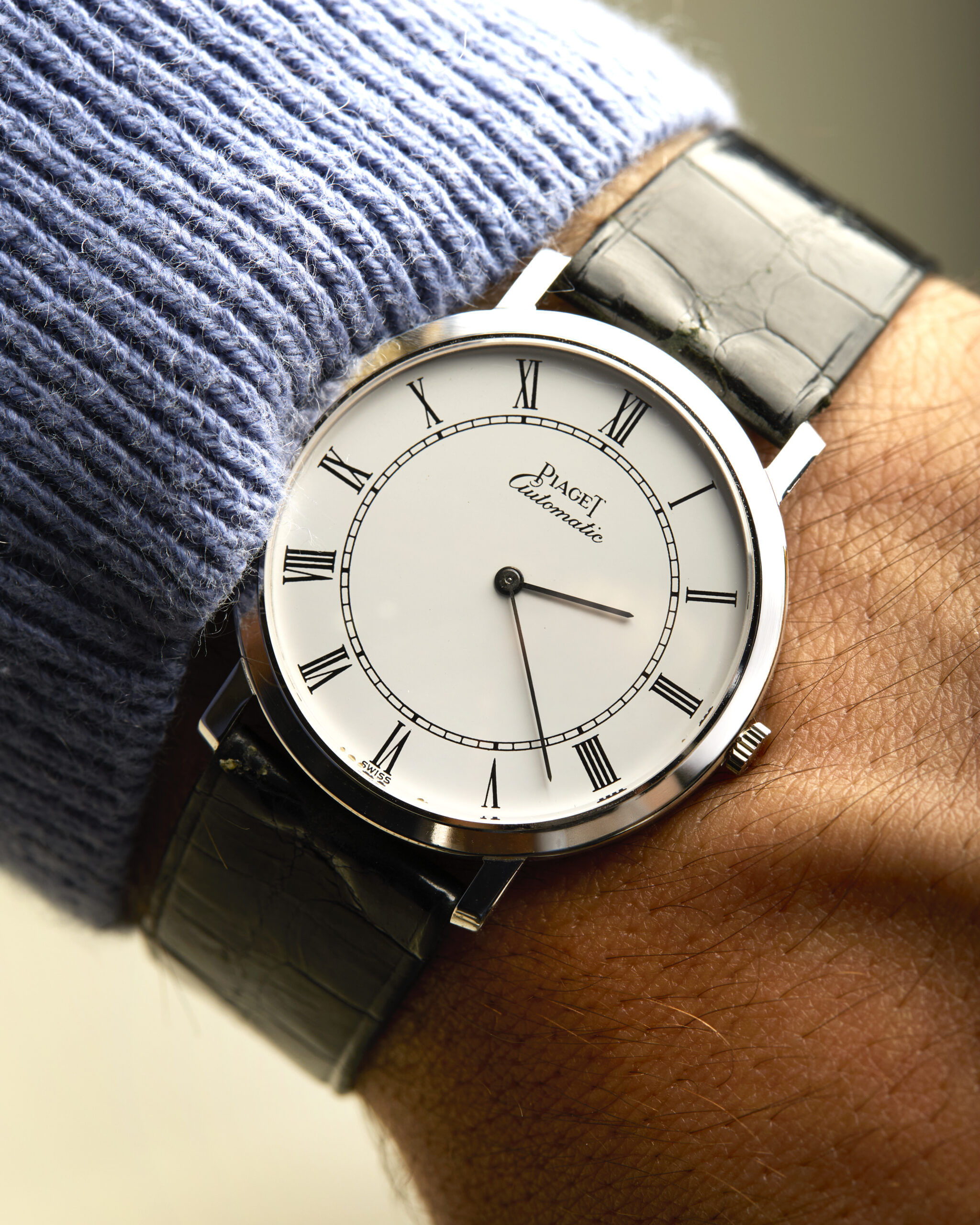 Piaget automatic ultrathin ref 12603 white gold 18kt 32 mm cal. 12p1-1