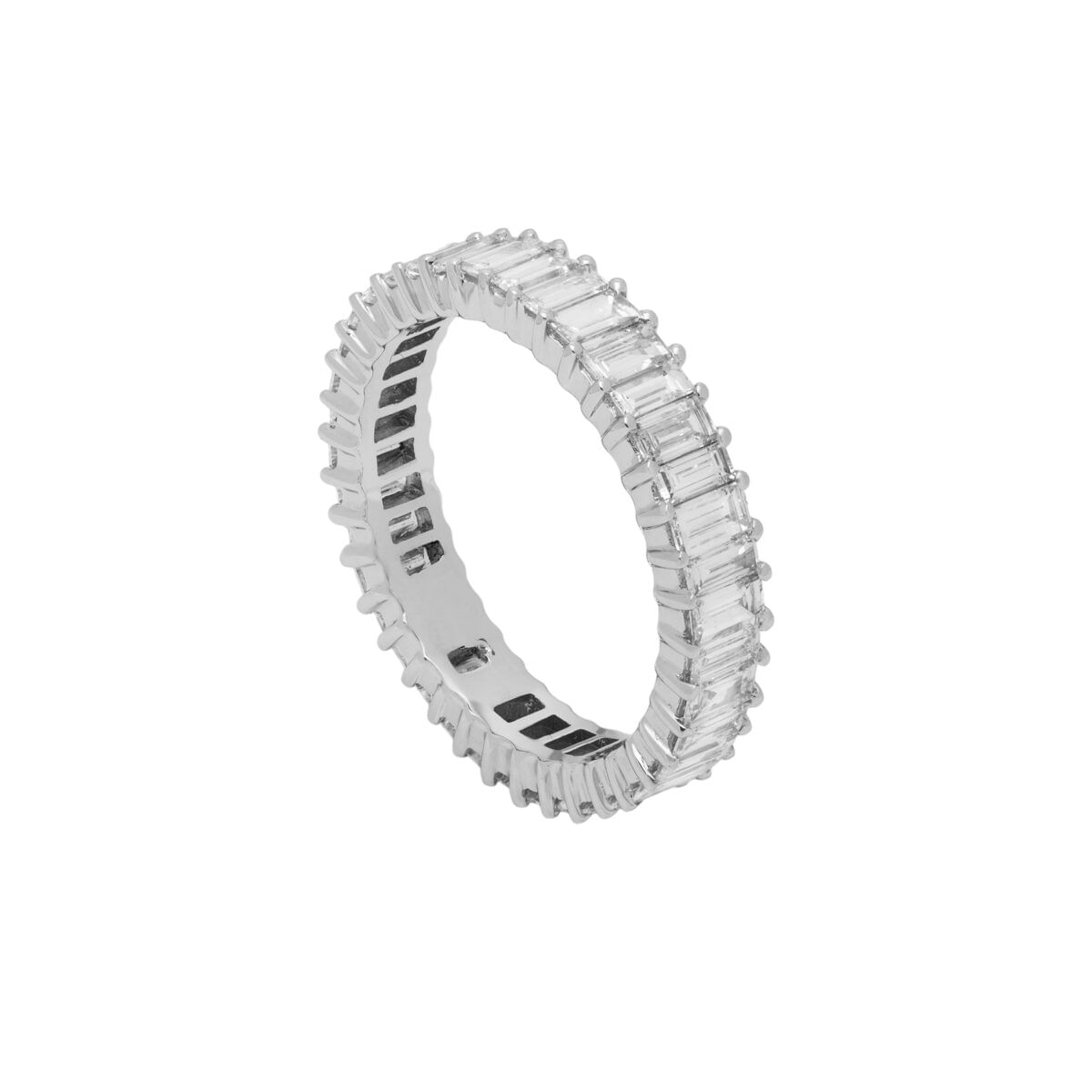 Anello eternity con diamanti emerald-1