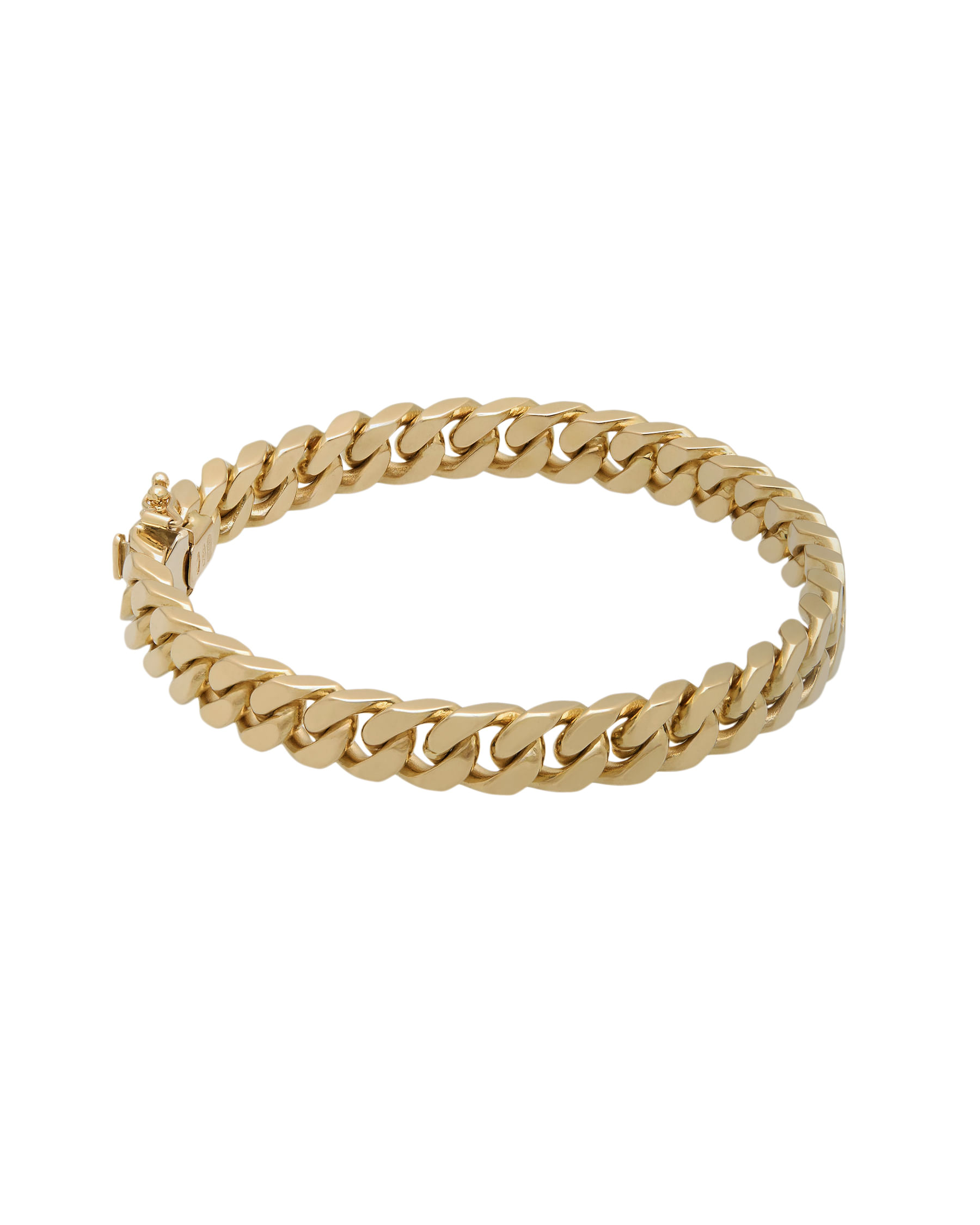 Bracciale maglia groumette in oro giallo 18kt-1